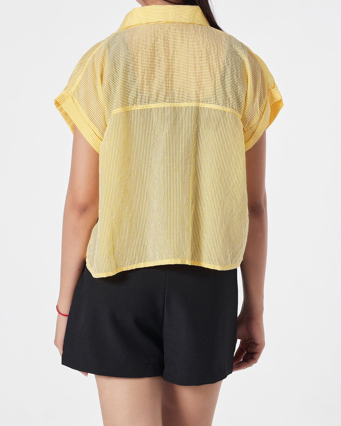 Yellow Striped Lady  Shirts Short Sleeve 15.90