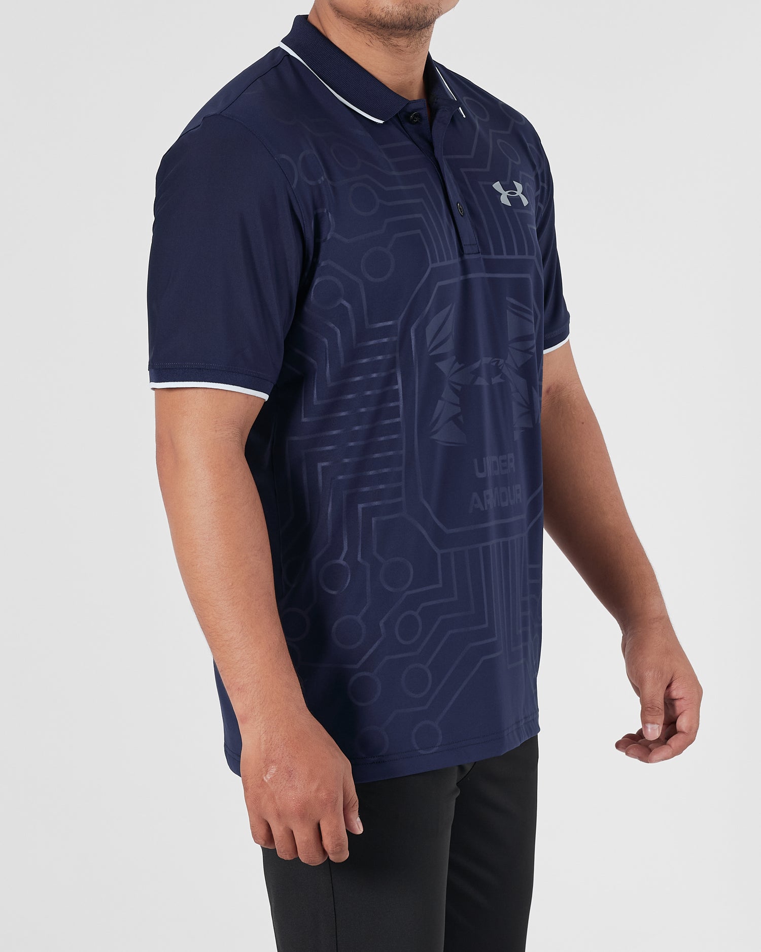 UA Light Weight Men Blue Sport Polo Shirt 14.90