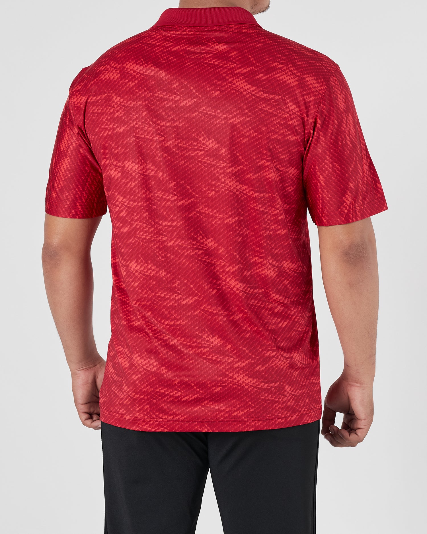 ADI Red Camo Men Sport Polo Shirt 14.50