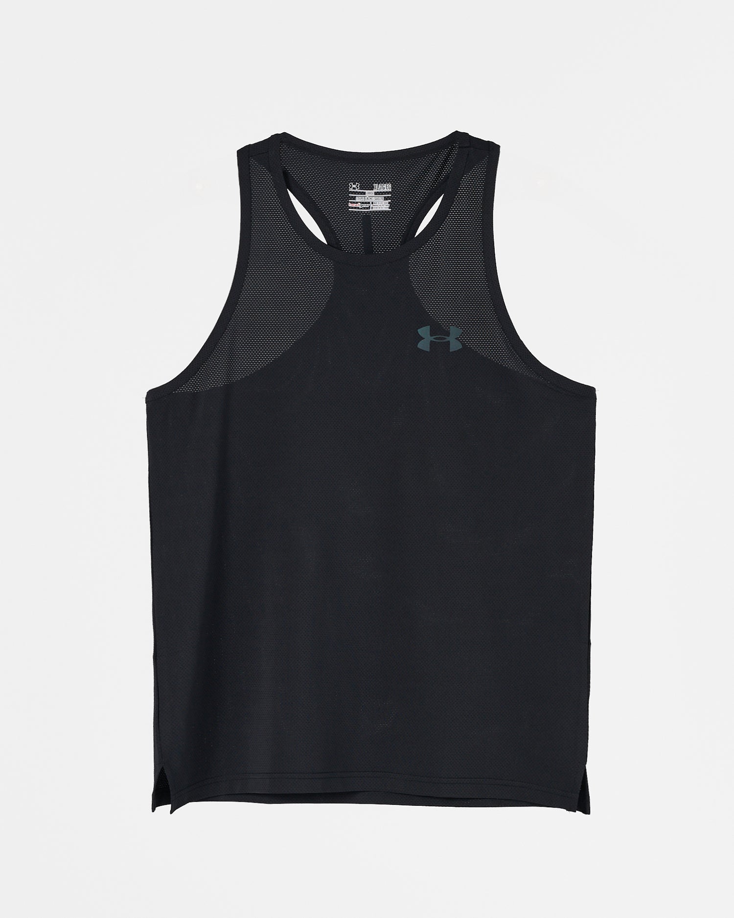 UA Logo Printed Men Black Sport Tank Top 11.50