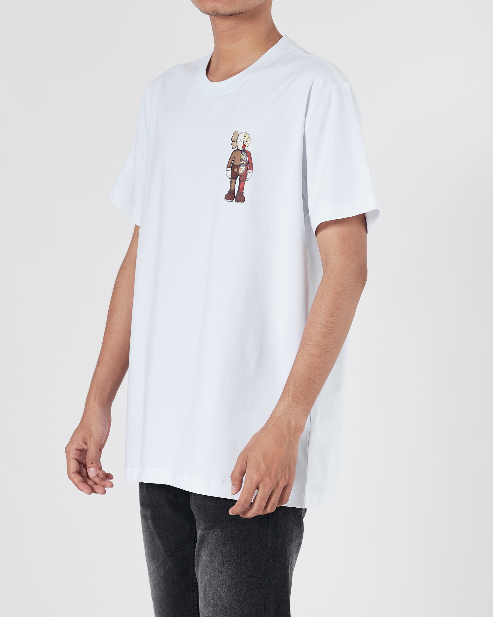 OW X Kaws Men White T-Shirt 15.90