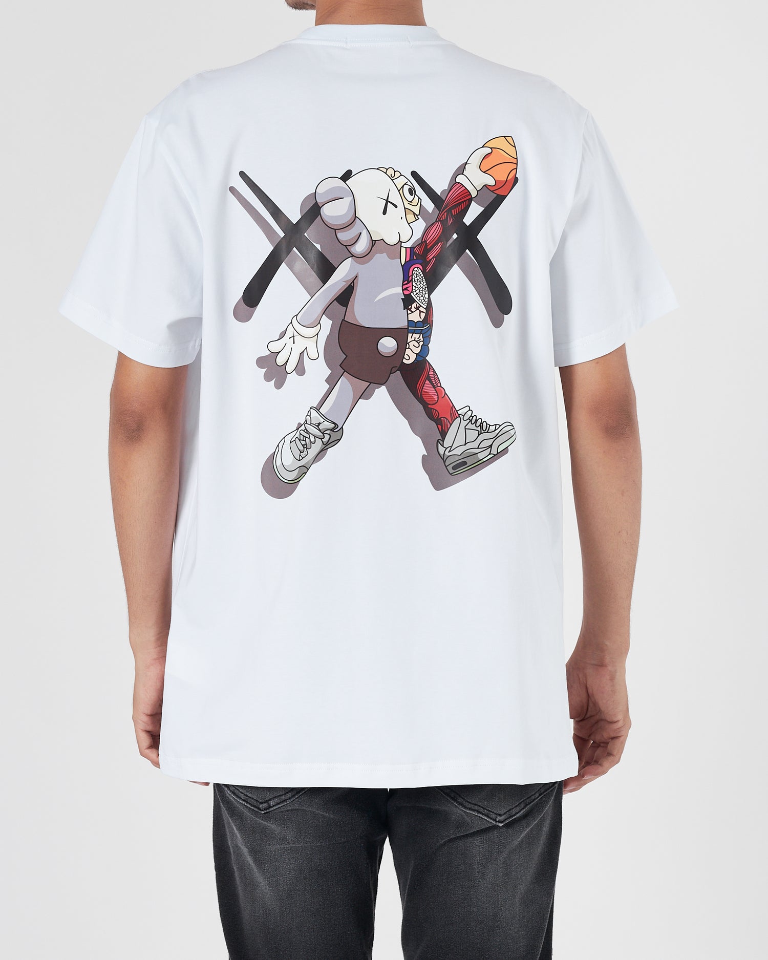 OW X Kaws Men White T-Shirt 15.90