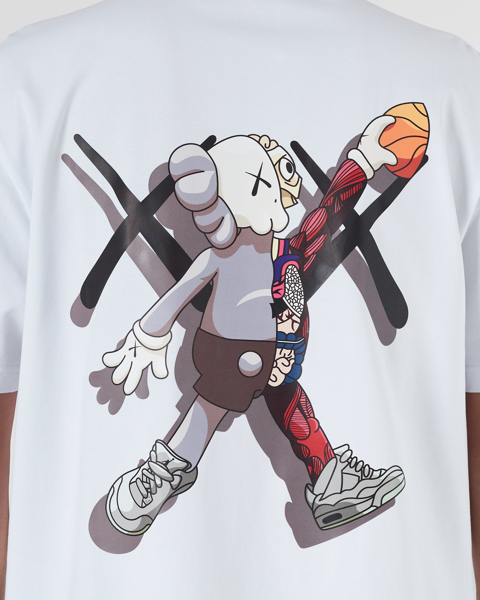 OW X Kaws Men White T-Shirt 15.90