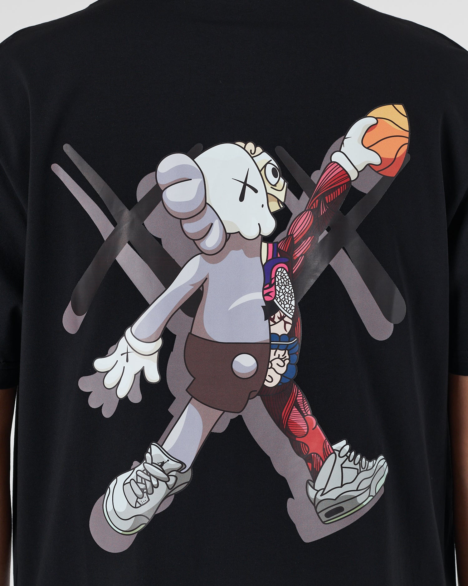 OW X Kaws Men Black T-Shirt 15.90