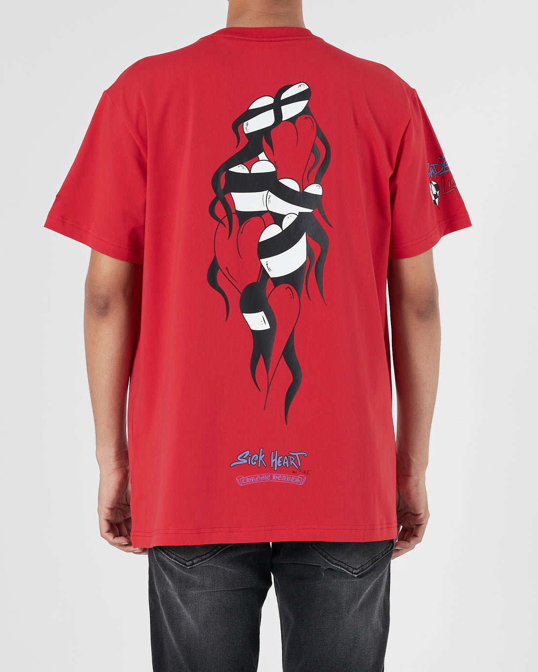 CH Back Logo Printed Men Red T-Shirt 16.90