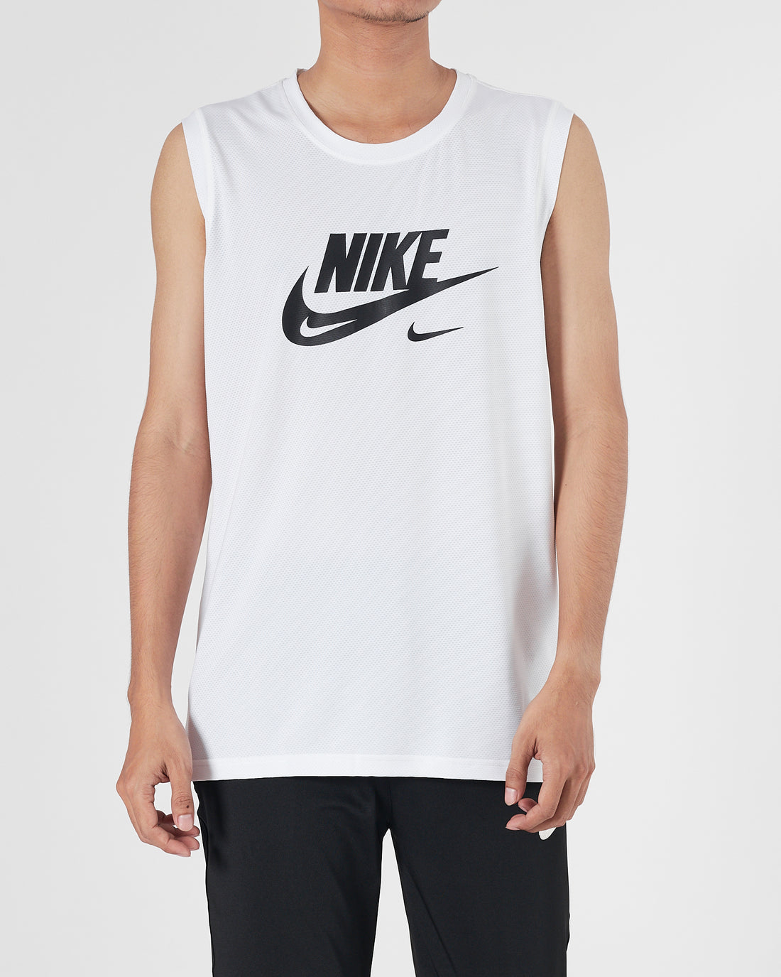 NIK Light Weight Men White Sport Tank Top 11.90