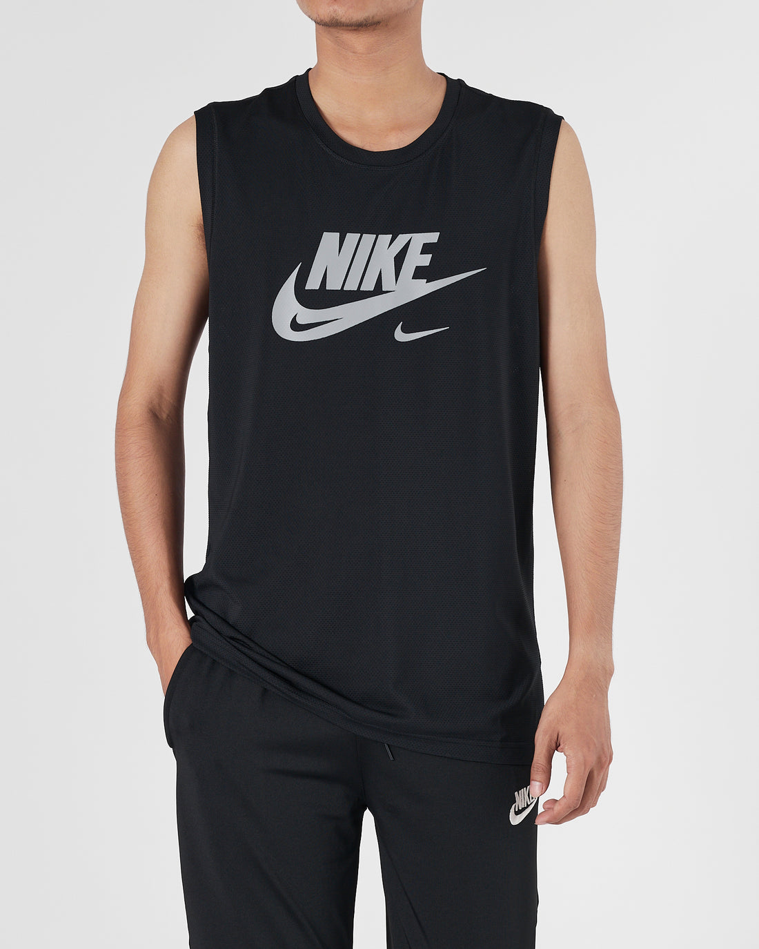 NIK Light Weight Men Black Sport Tank Top 11.90