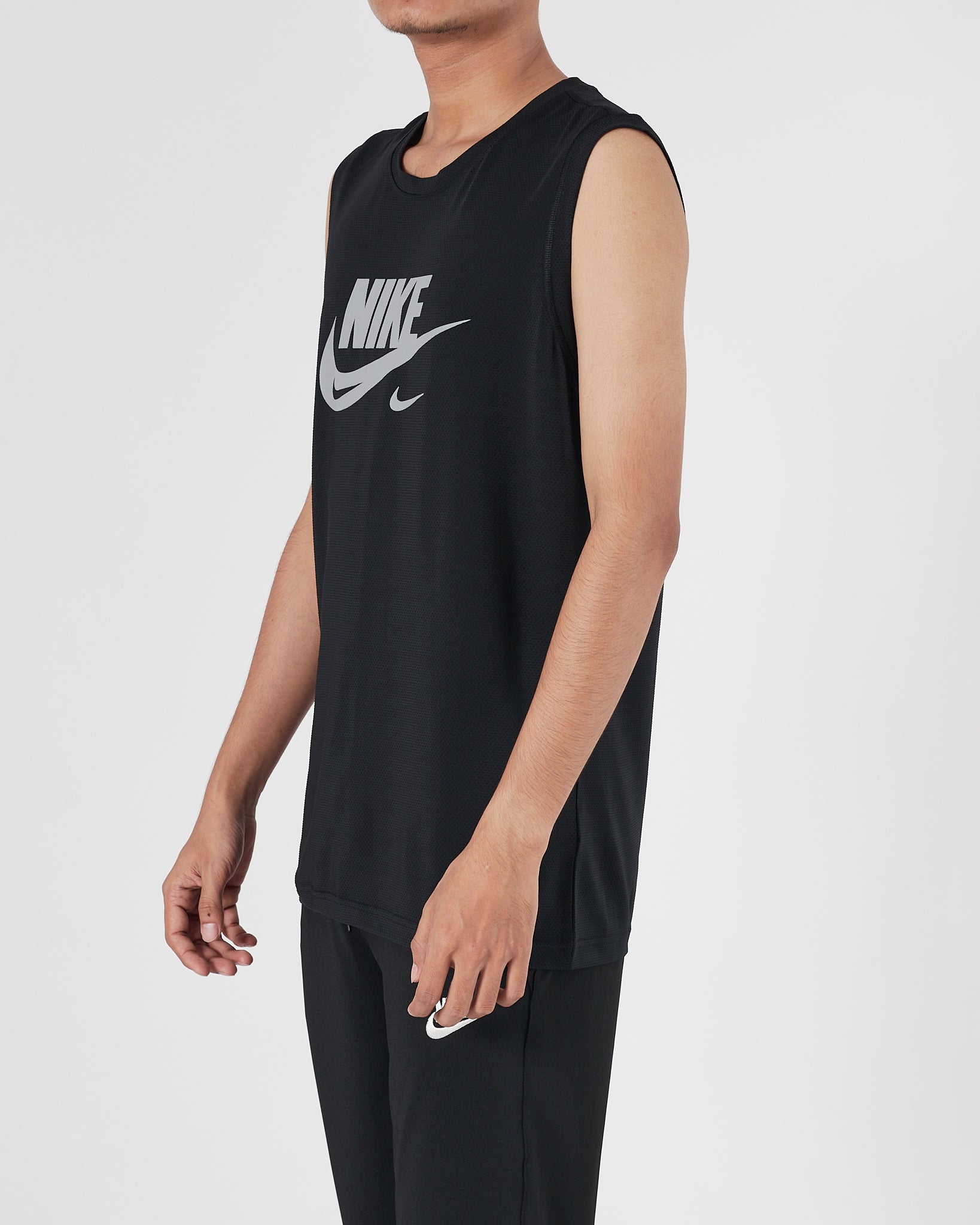 NIK Light Weight Men Black Sport Tank Top 11.90