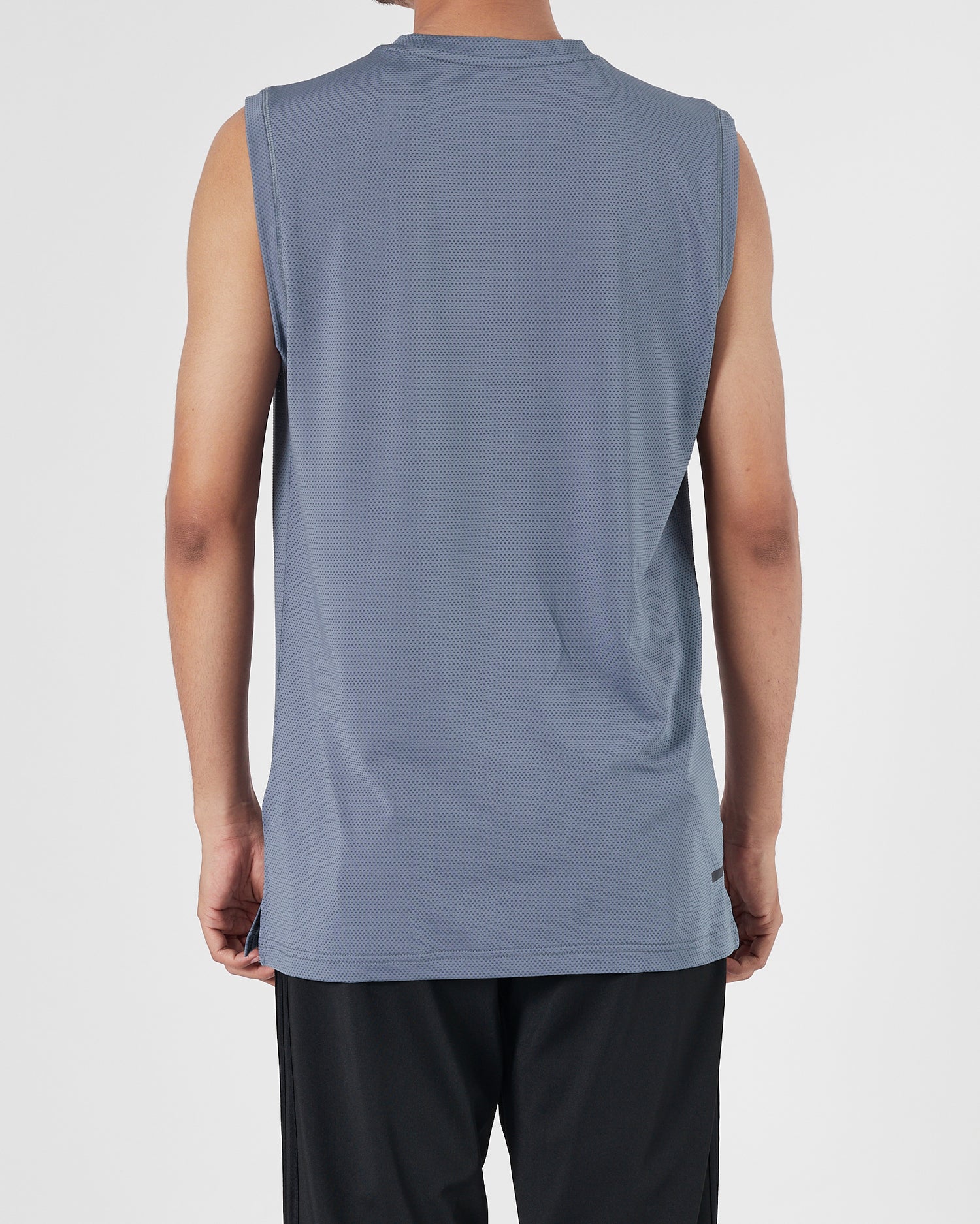 ADI Hologram Logo Men Grey Sport Tank Top 11.90