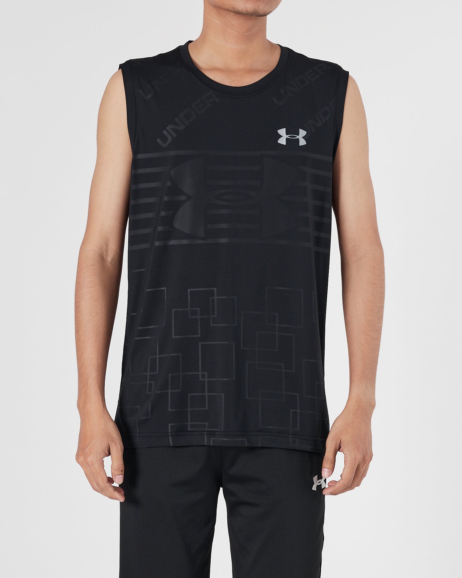 UA Men Black Sport Tank Top 11.90