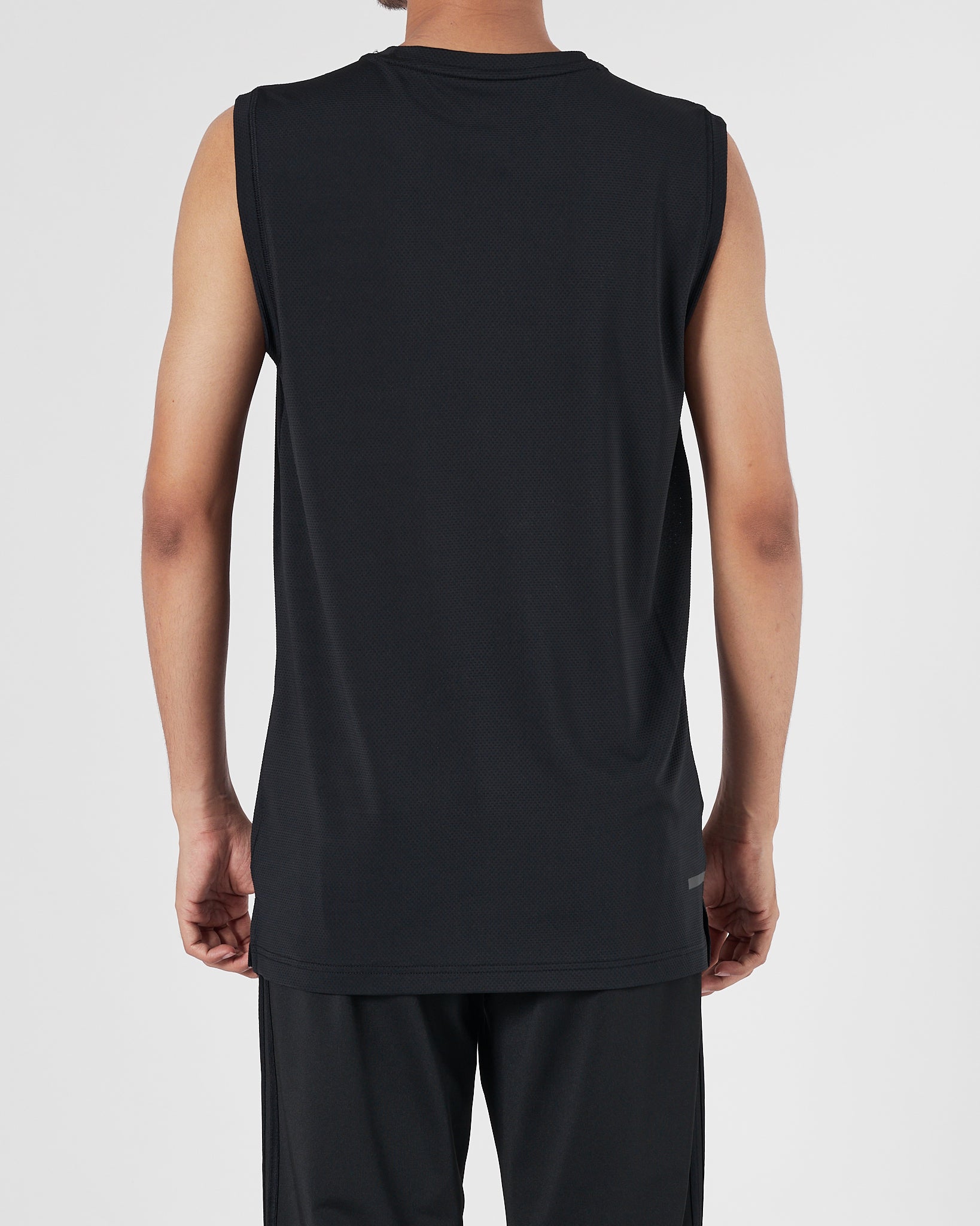 ADI Hologram Logo Men Black Sport Tank Top 11.90