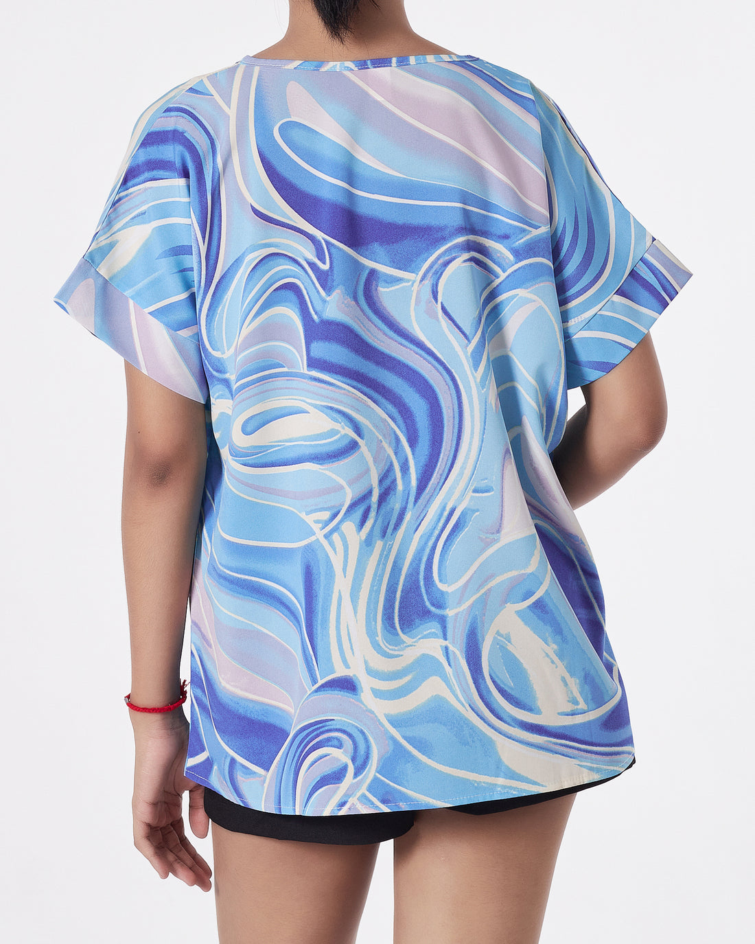 Gradient Color Lady Shirts Short Sleeve 12.90