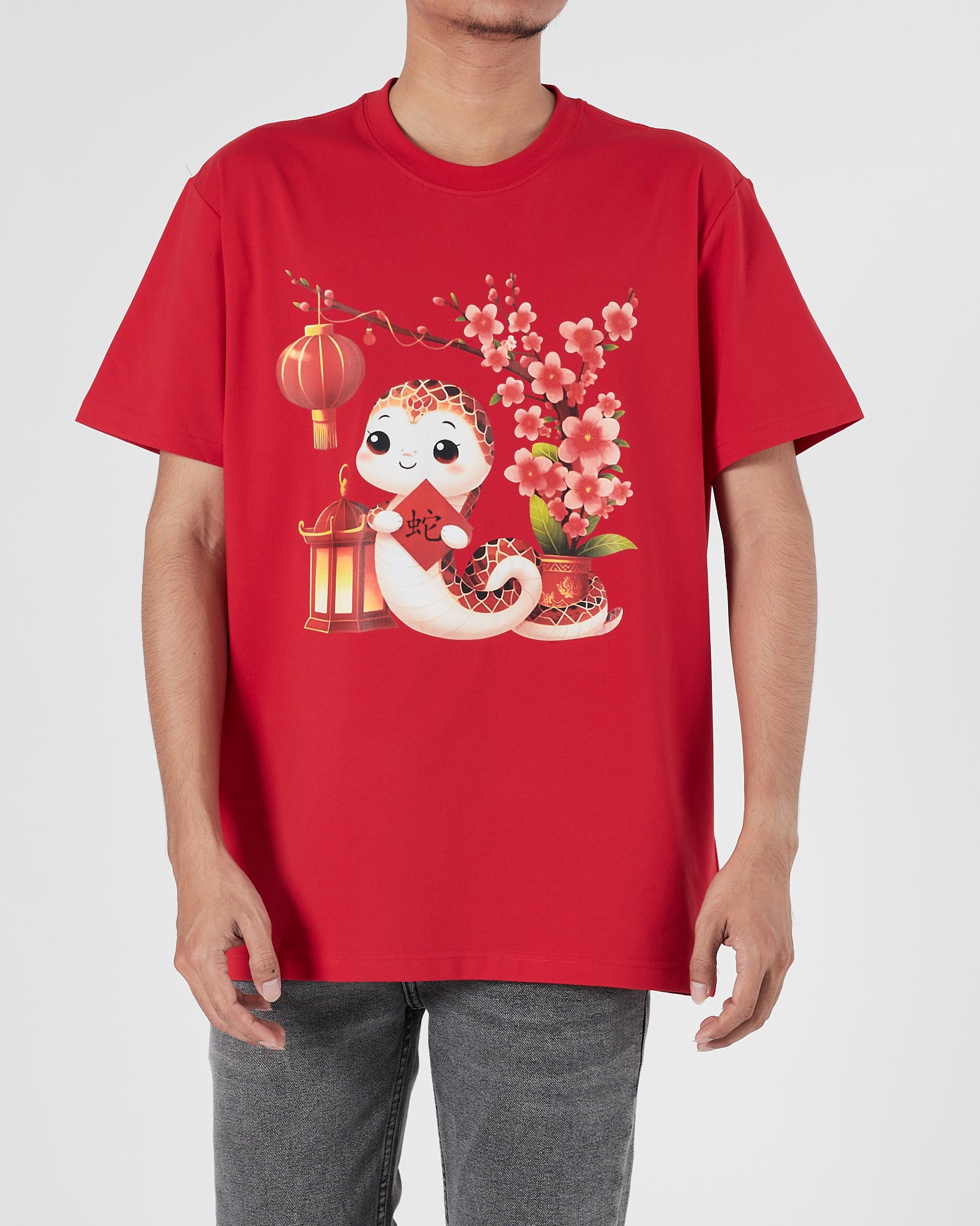 MOI Year Of The Snake Unisex Red T-Shirt 14.90