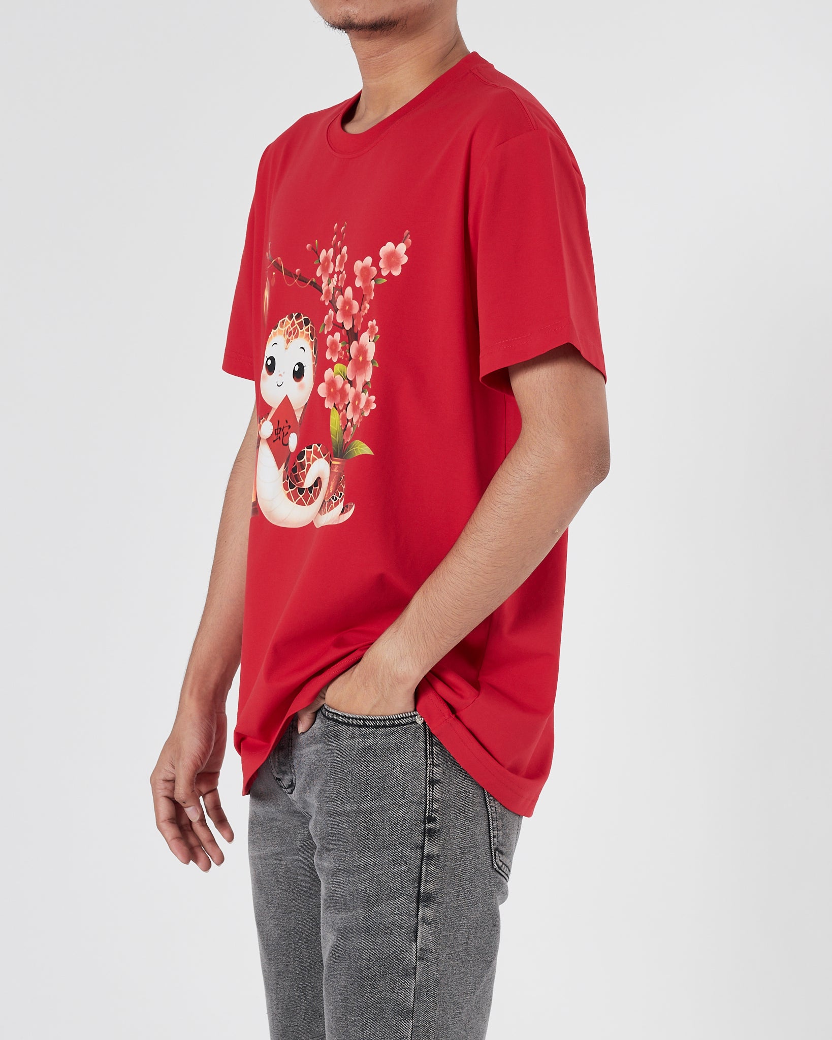 MOI Year Of The Snake Unisex Red T-Shirt 14.90