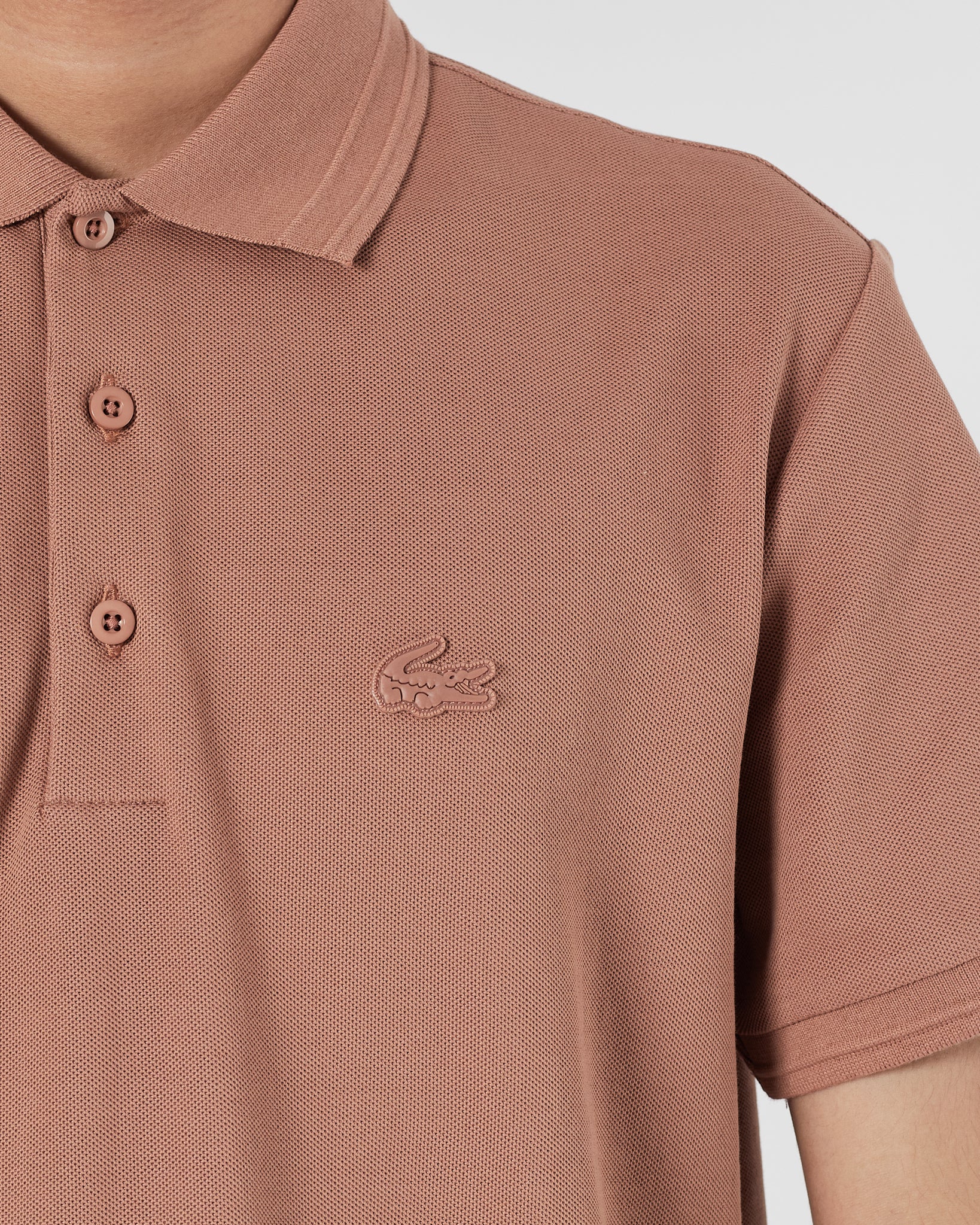 LAC Plain Color Men Brown Polo Shirt 22.90