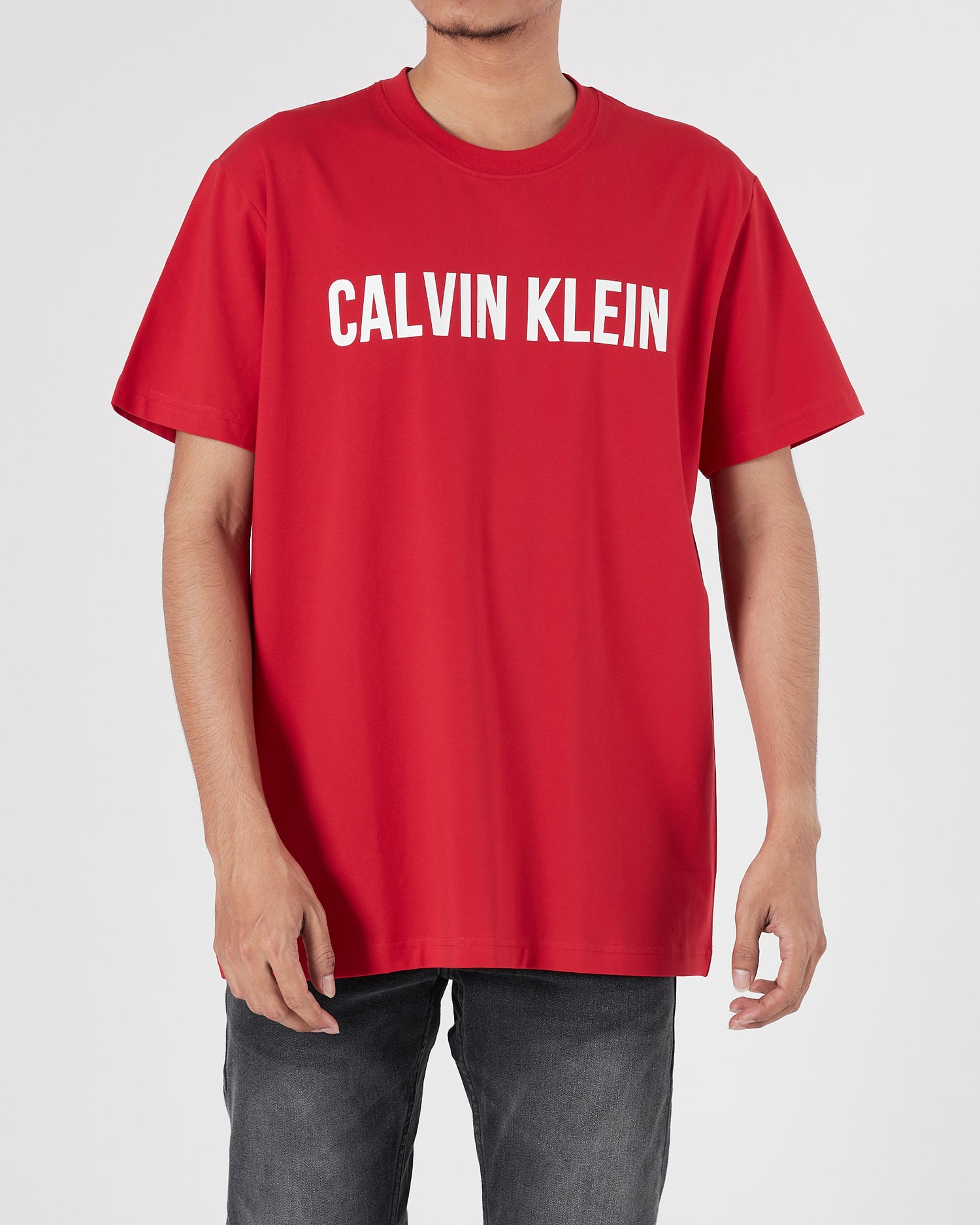 CK Logo Printed Men Red T-Shirt 15.90