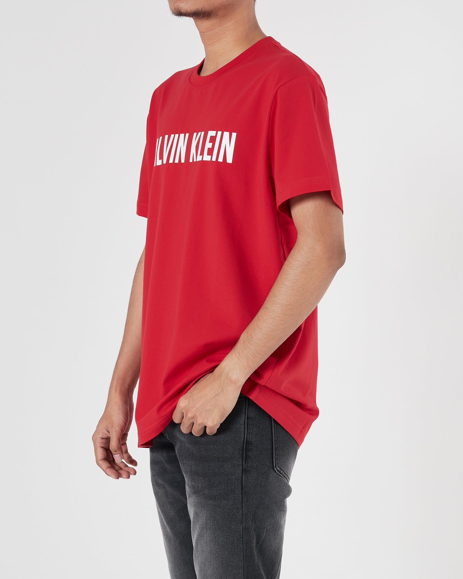 CK Logo Printed Men Red T-Shirt 15.90