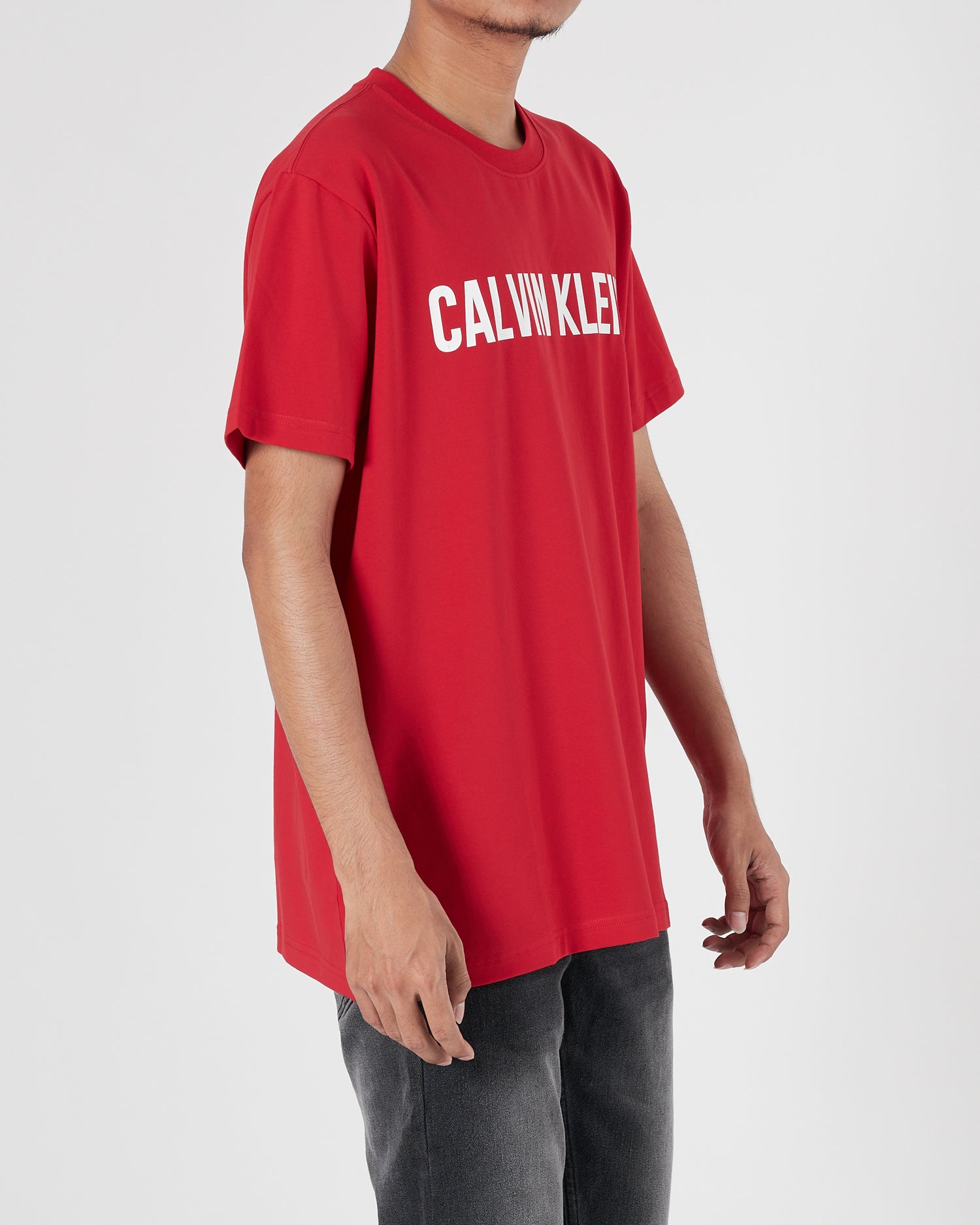 CK Logo Printed Men Red T-Shirt 15.90