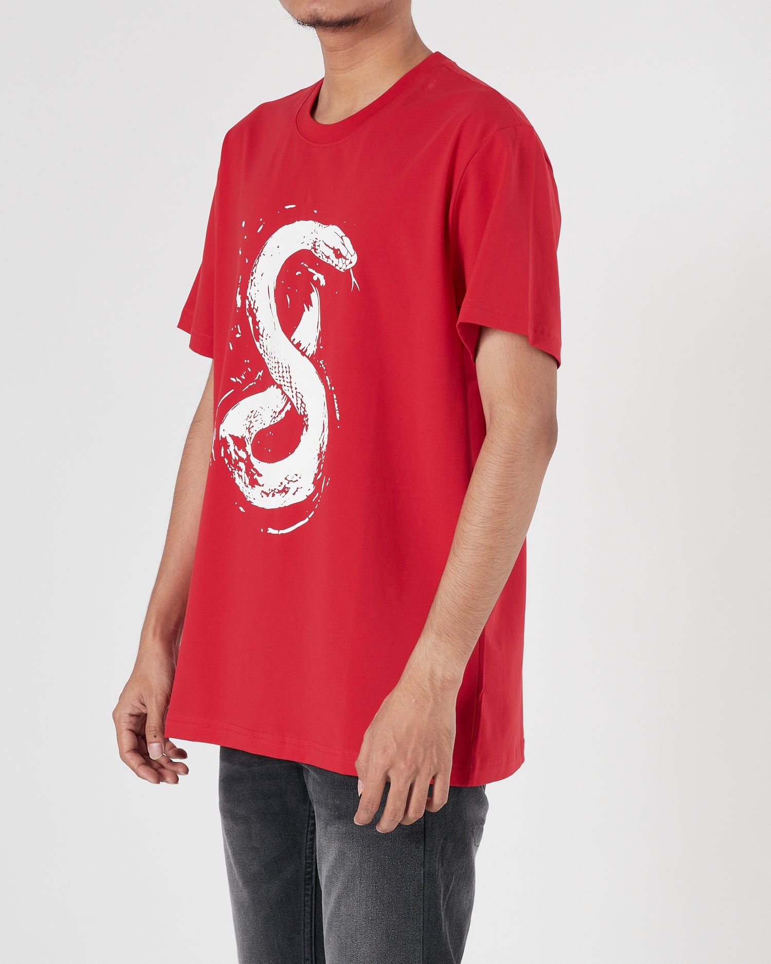 MOI Year Of The Snake Men Red T-Shirt 15.50