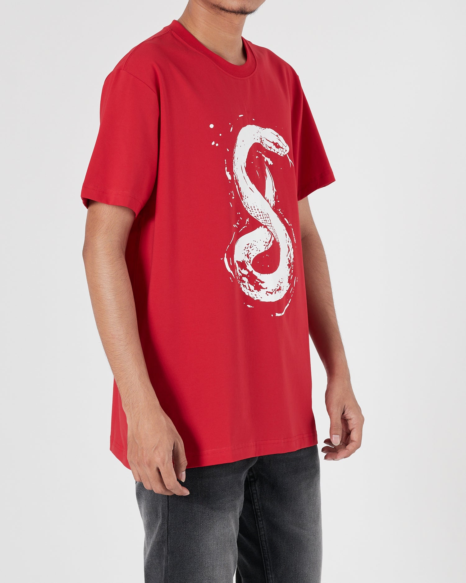 MOI Year Of The Snake Men Red T-Shirt 15.50