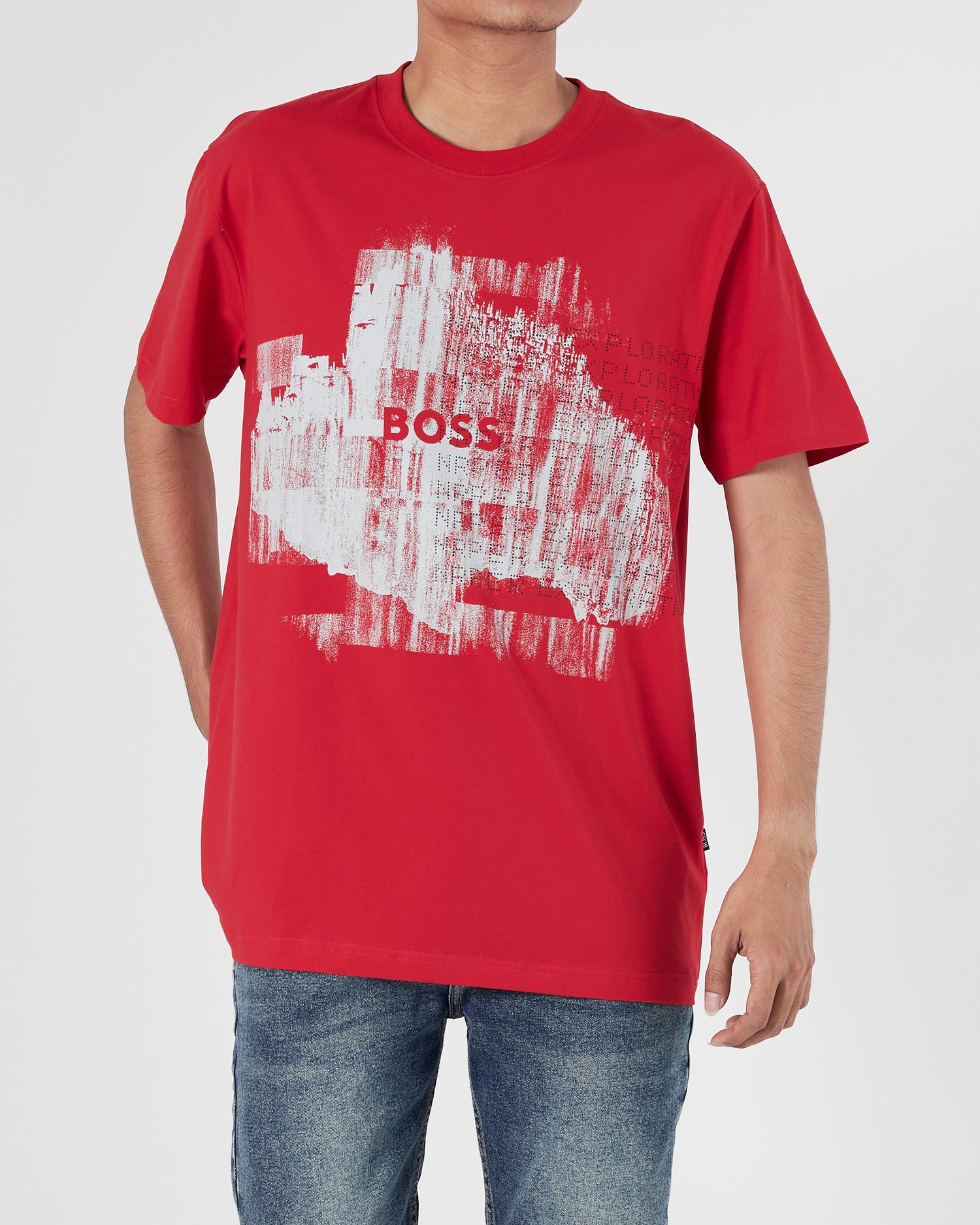 HUG Graphic Printed Men Red T-Shirt 16.90