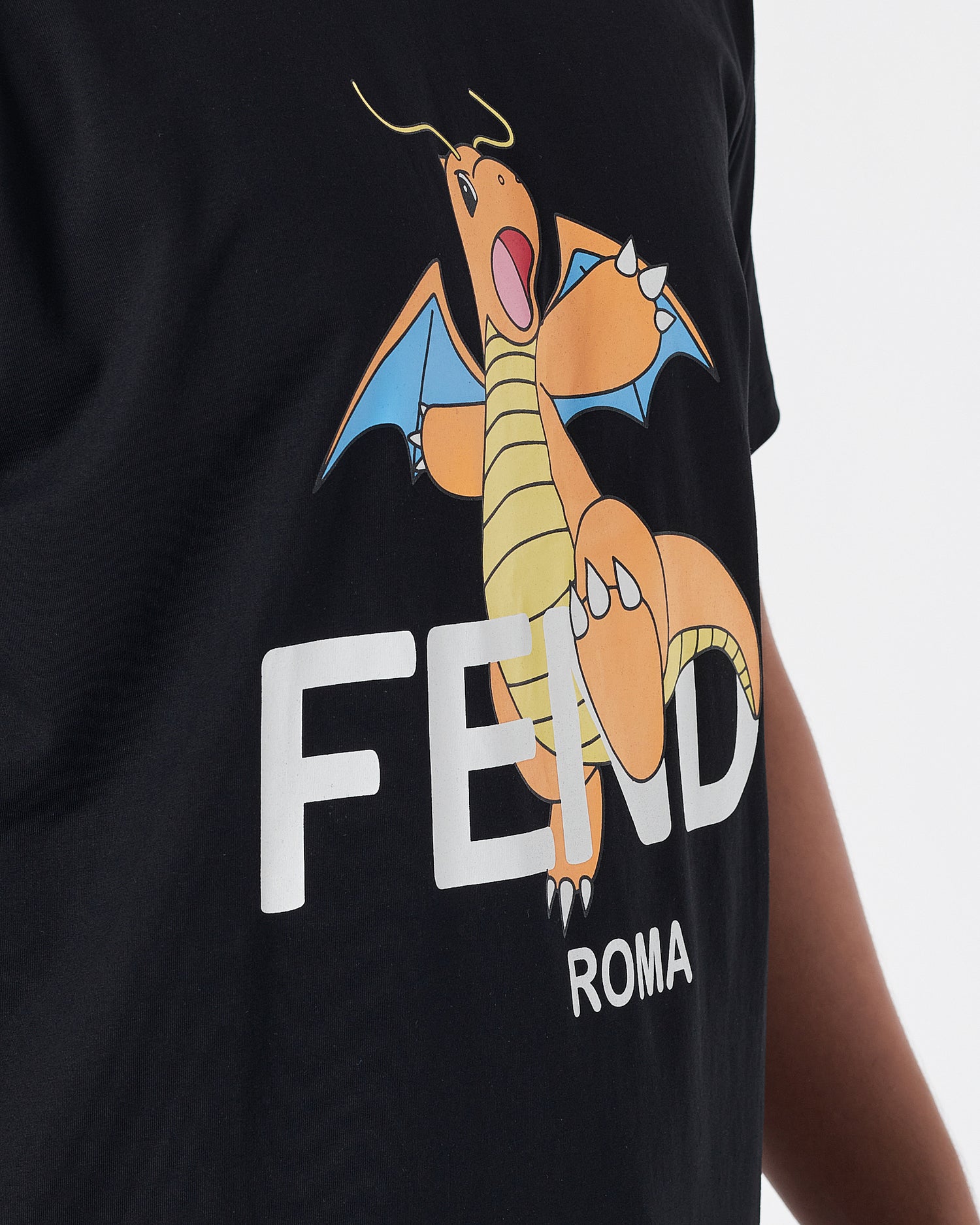 FEN Dragonite Printed Men Black T-Shirt 14.90