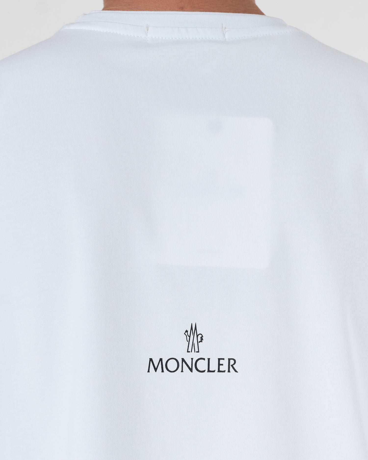 MON Plain Color Men White T-Shirt 14.90