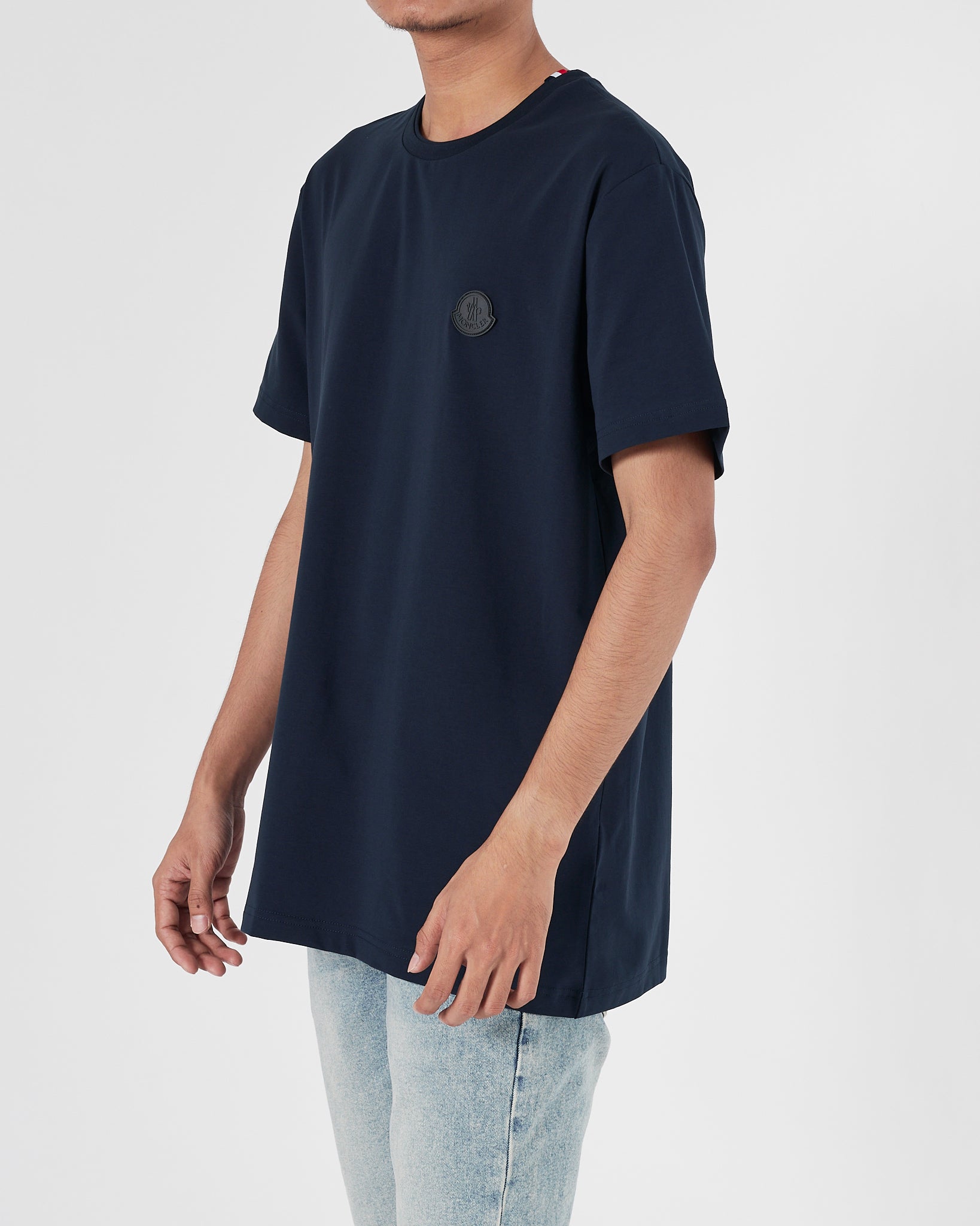 MON Plain Color Men Blue T-Shirt 14.90