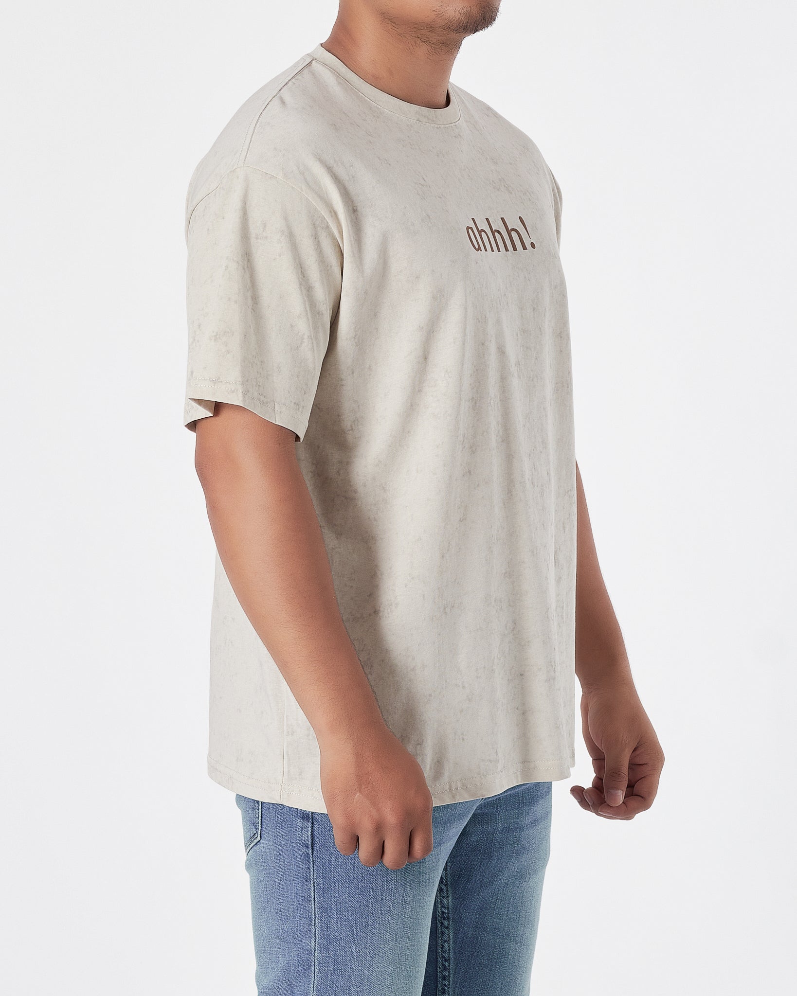 Unisex Over Size Cream T-Shirt 13.90