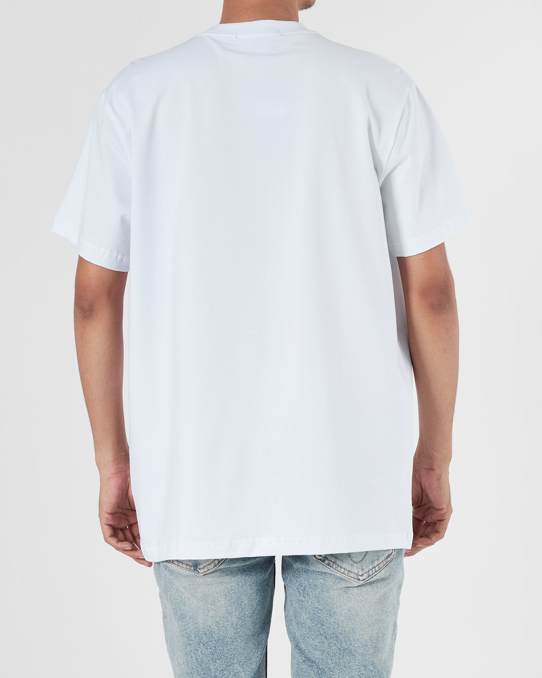 ARM Logo Over Printed Men White T-Shirt 16.90