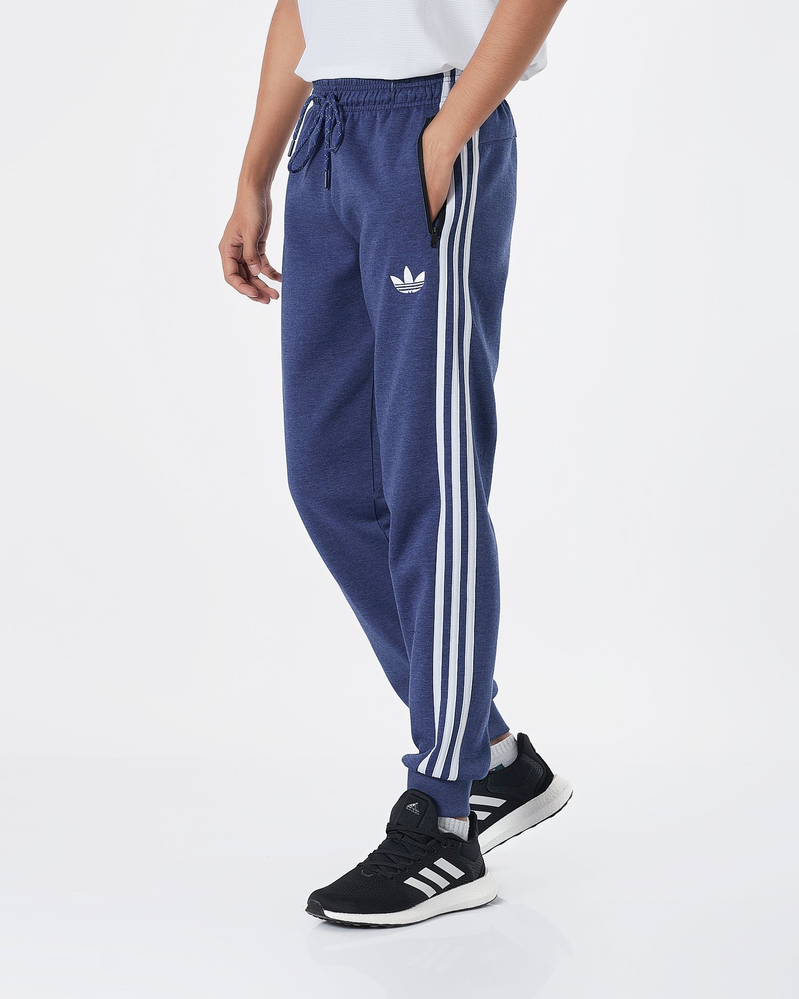 ADI Side Striped Men Blue Joggers 15.90