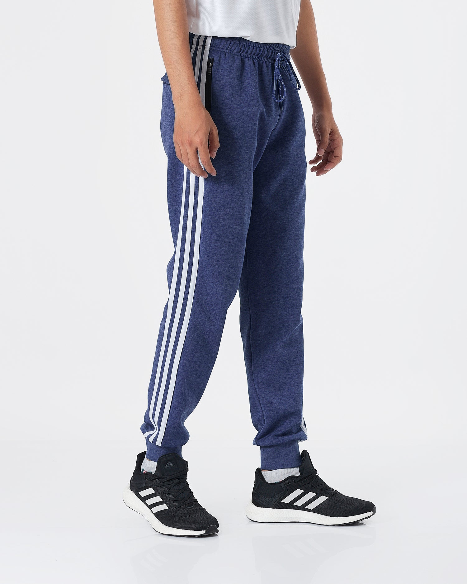 ADI Side Striped Men Blue Joggers 15.90