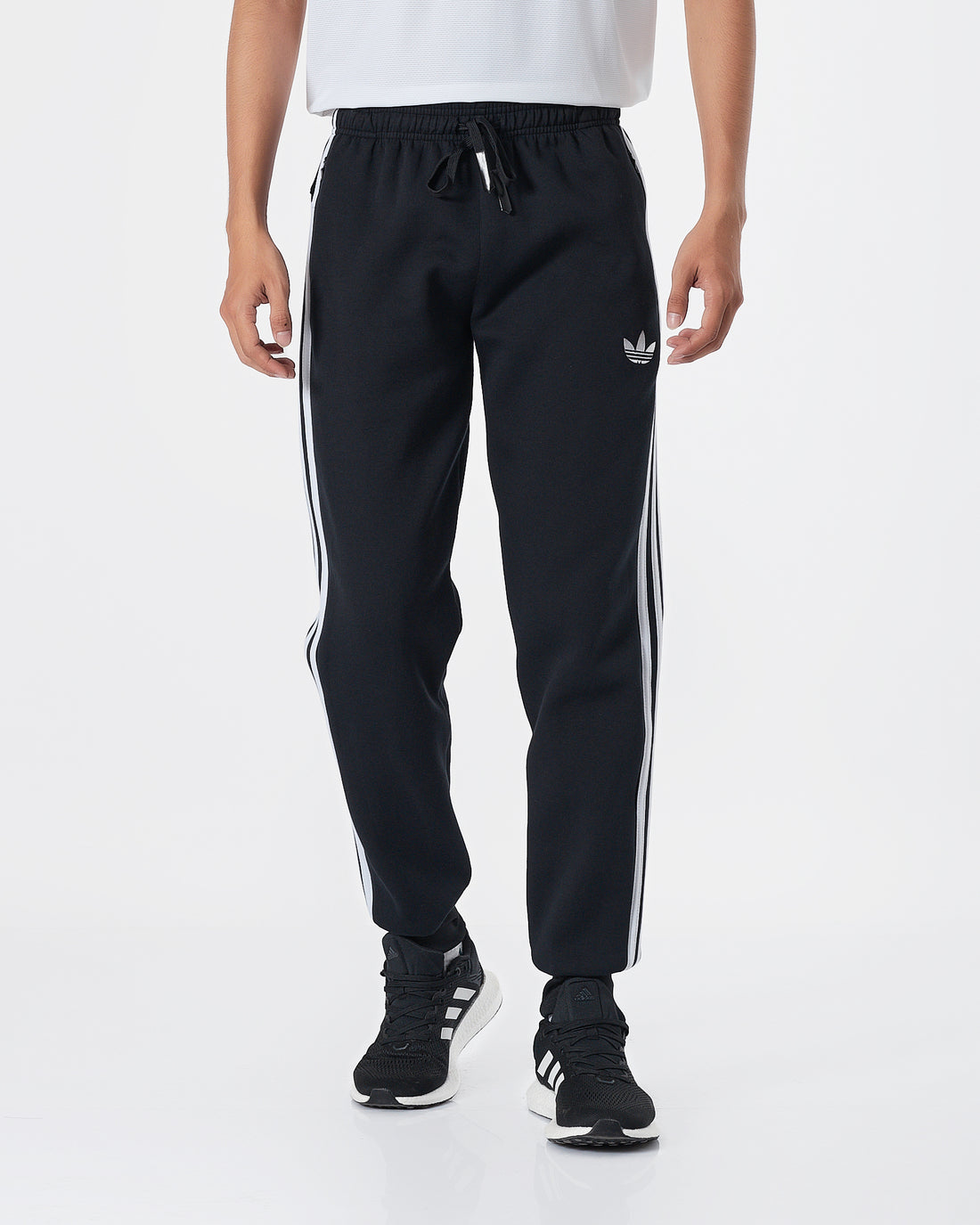 ADI Side Striped Men Black Joggers 15.90