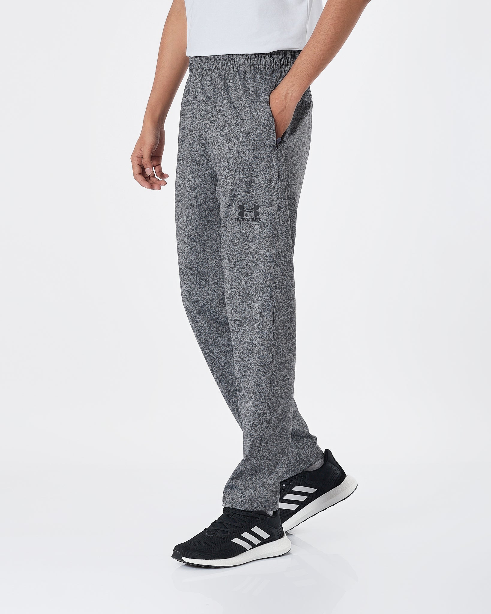 UA Logo Printed Men Grey Track Pants 15.90