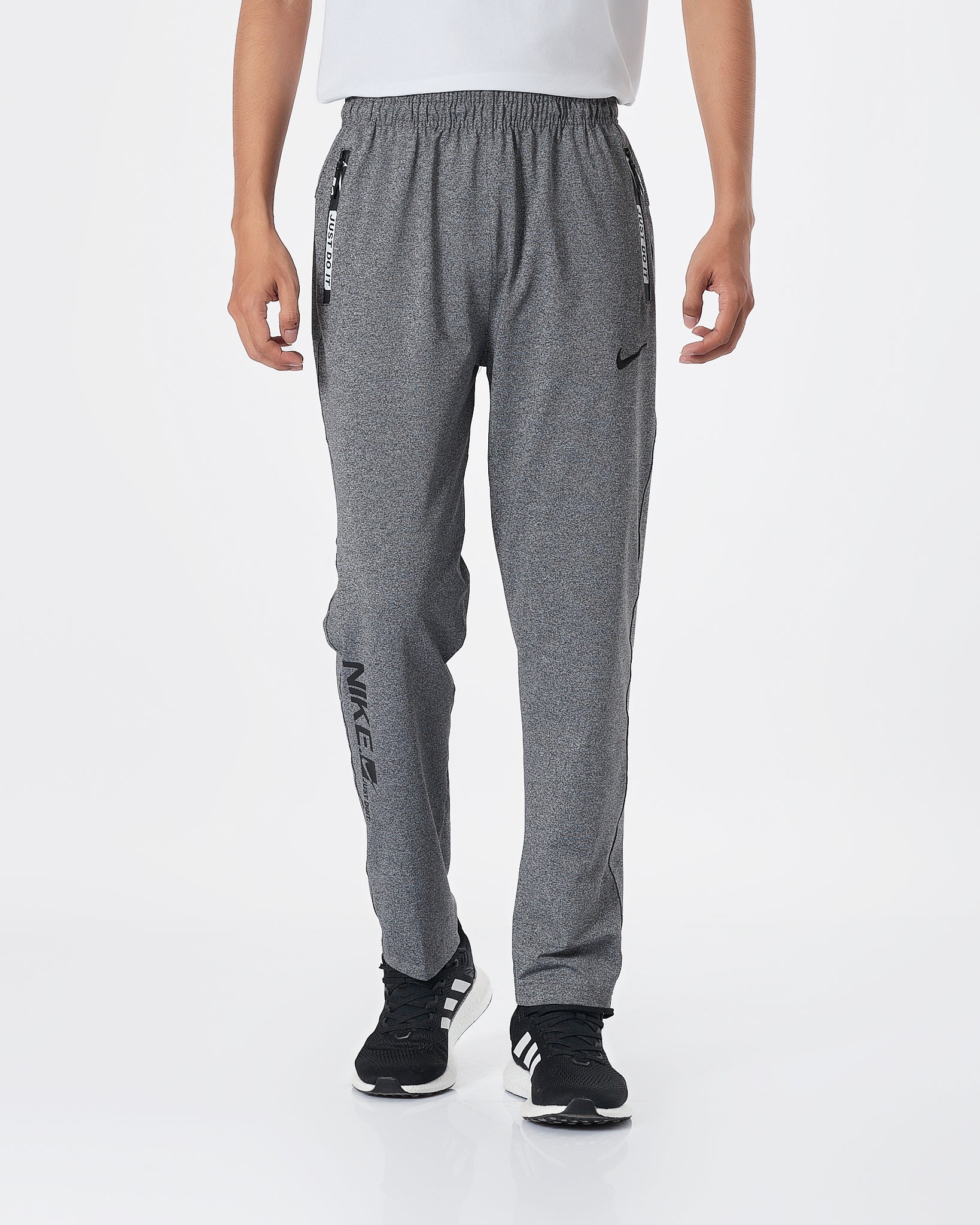 NIK Logo Vertical Men Grey Track Pants 16.90