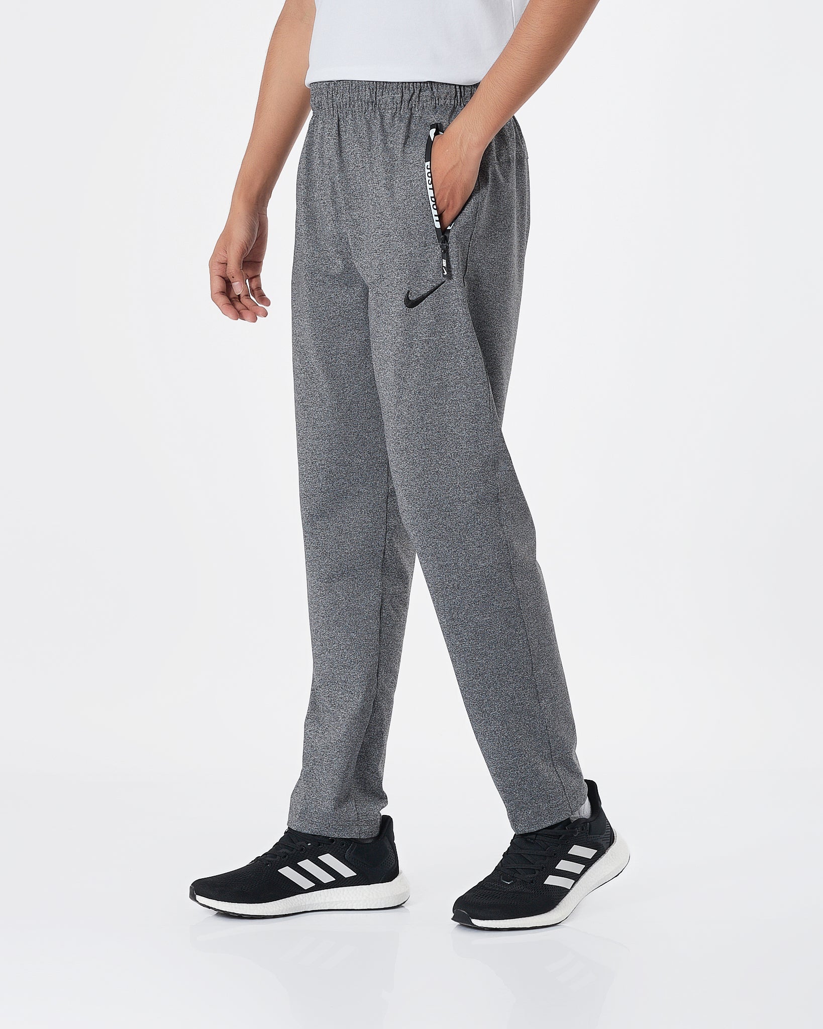 NIK Logo Vertical Men Grey Track Pants 16.90