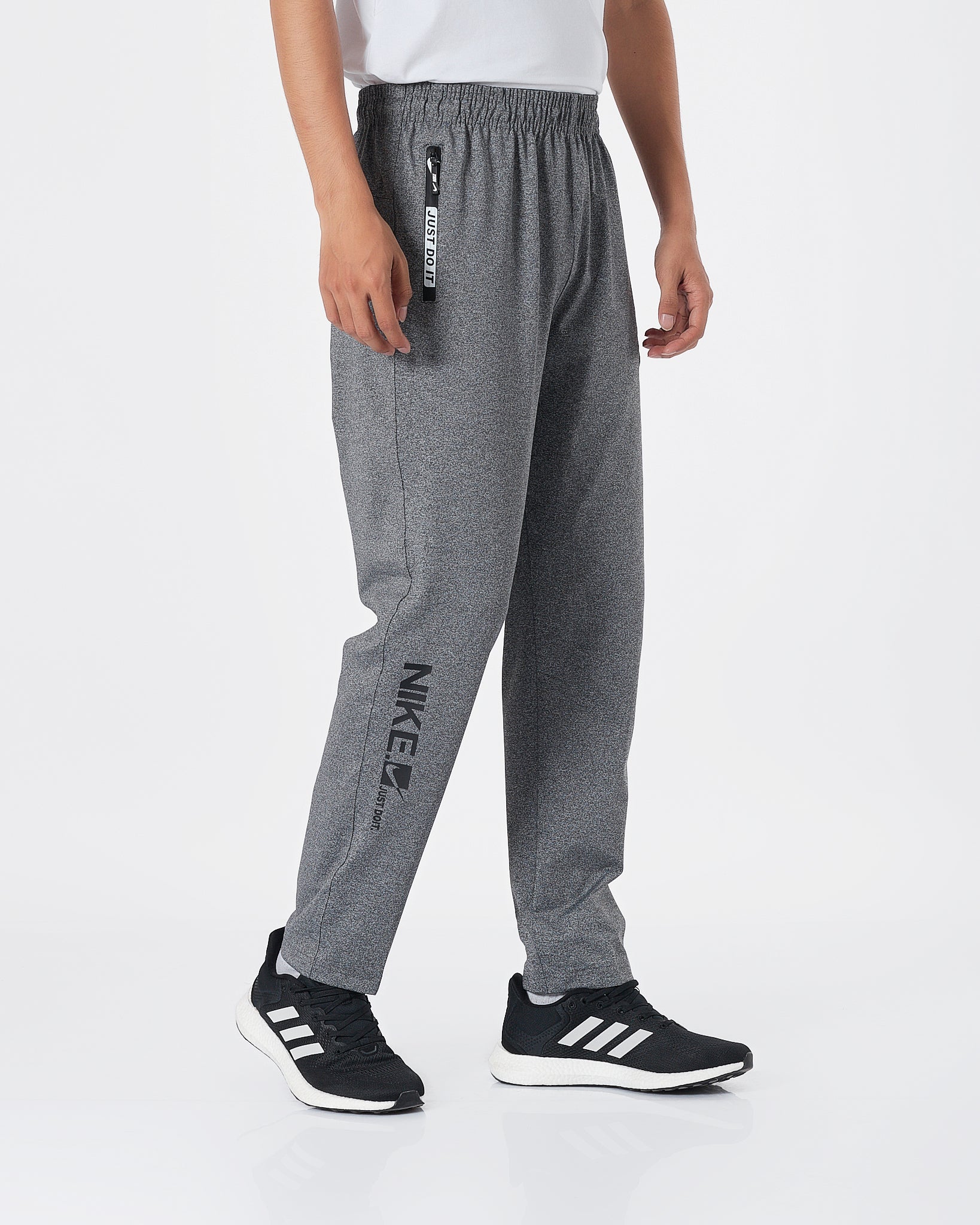 NIK Logo Vertical Men Grey Track Pants 16.90