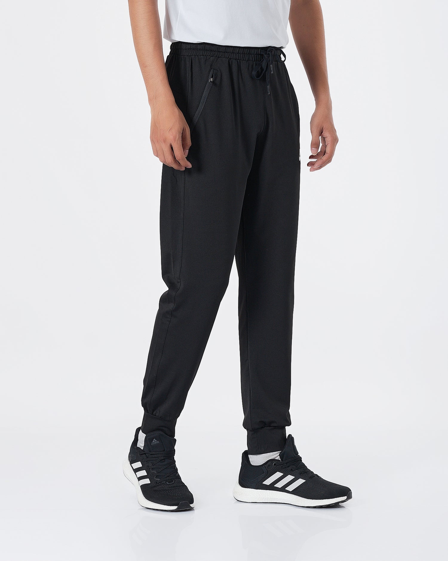 NIK Swooh Logo Printed Men Black Track Pants 15.90