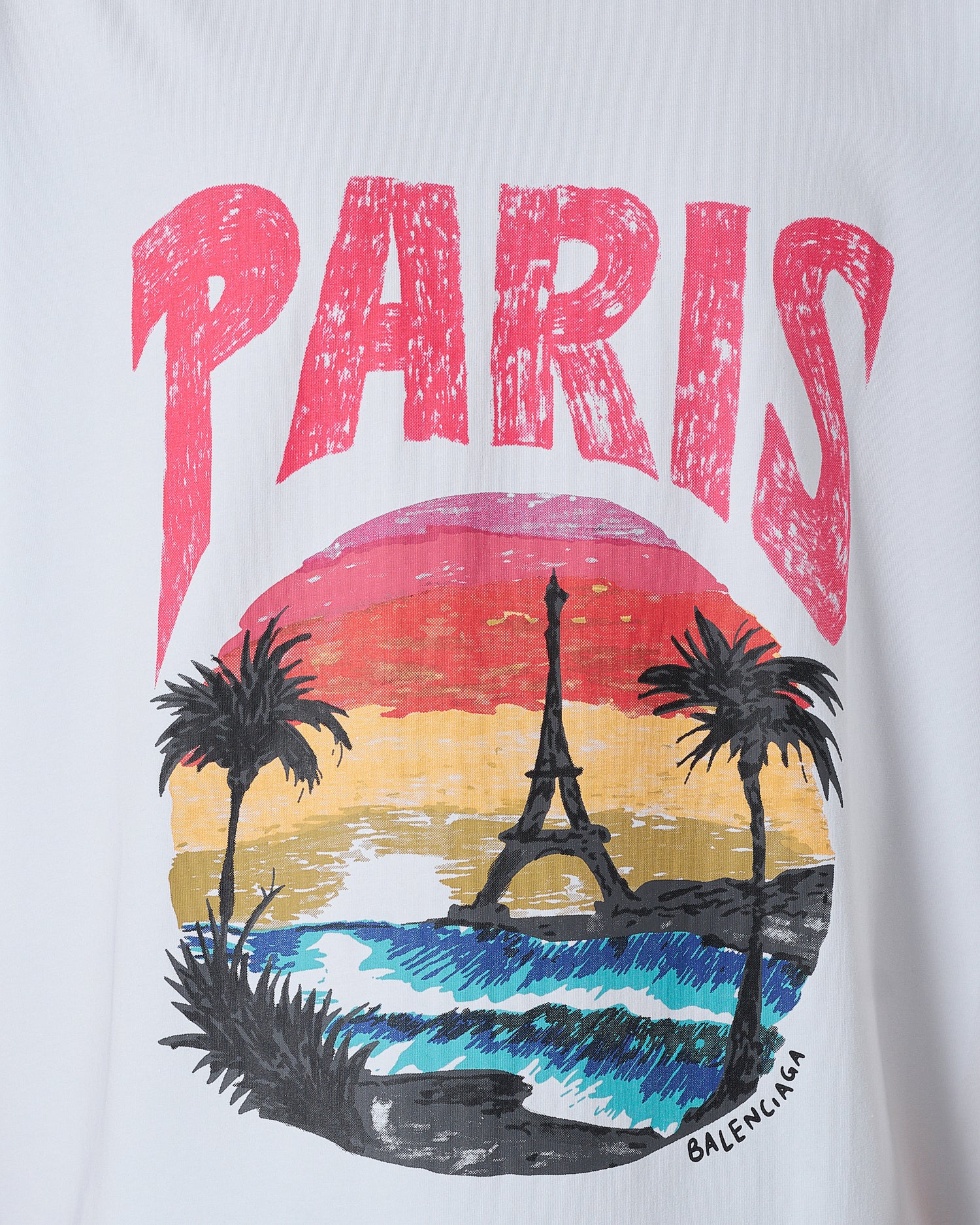 BAL Paris Men White T-Shirt 15.90