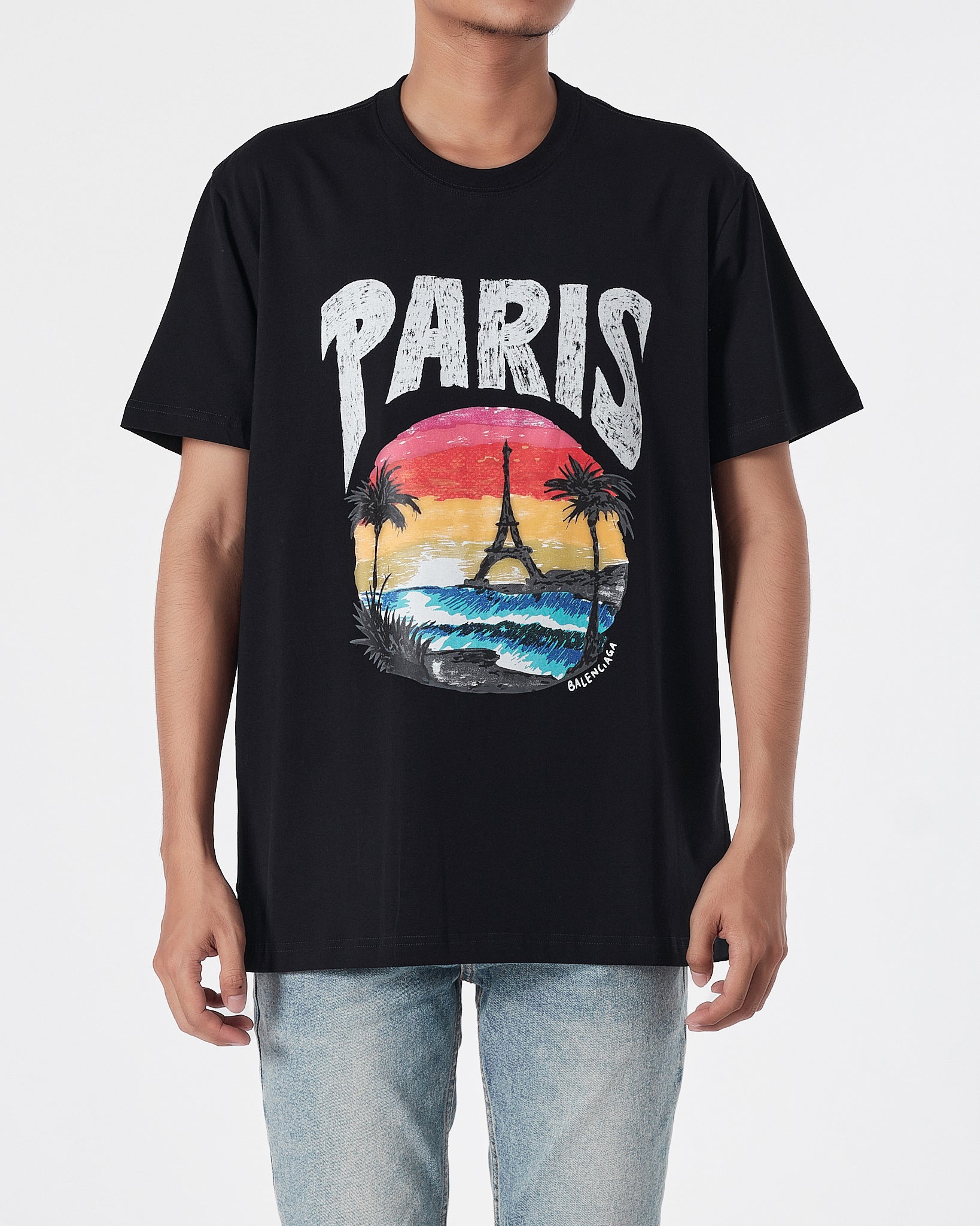 BAL Paris Men Black T-Shirt 15.90