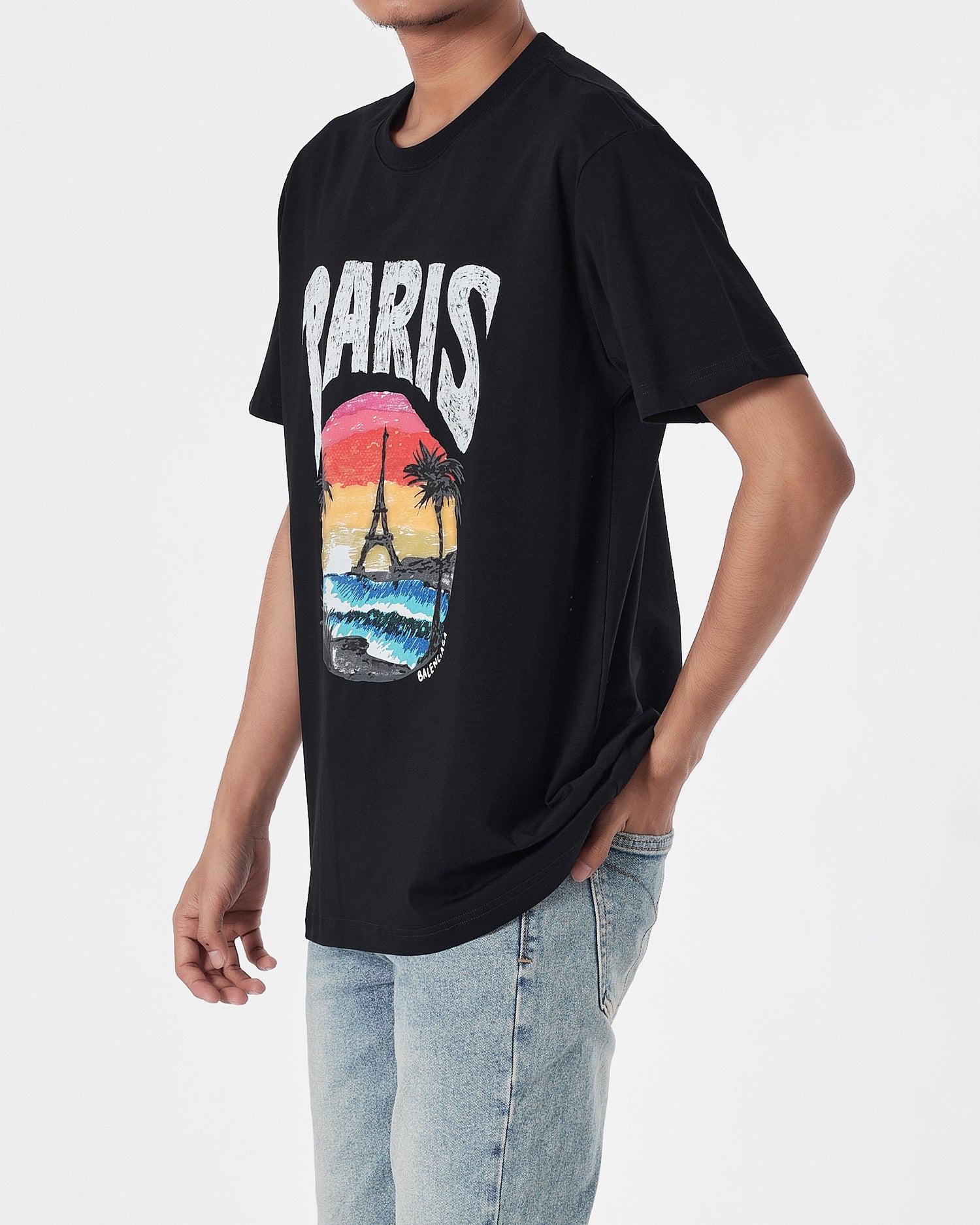 BAL Paris Men Black T-Shirt 15.90