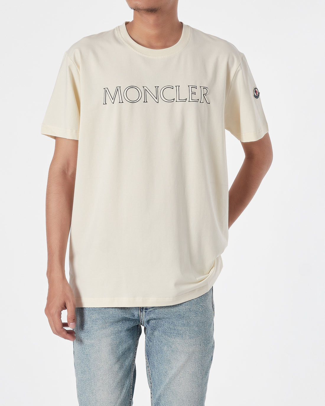 MON Logo Printed Men Yellow T-Shirt 16.90