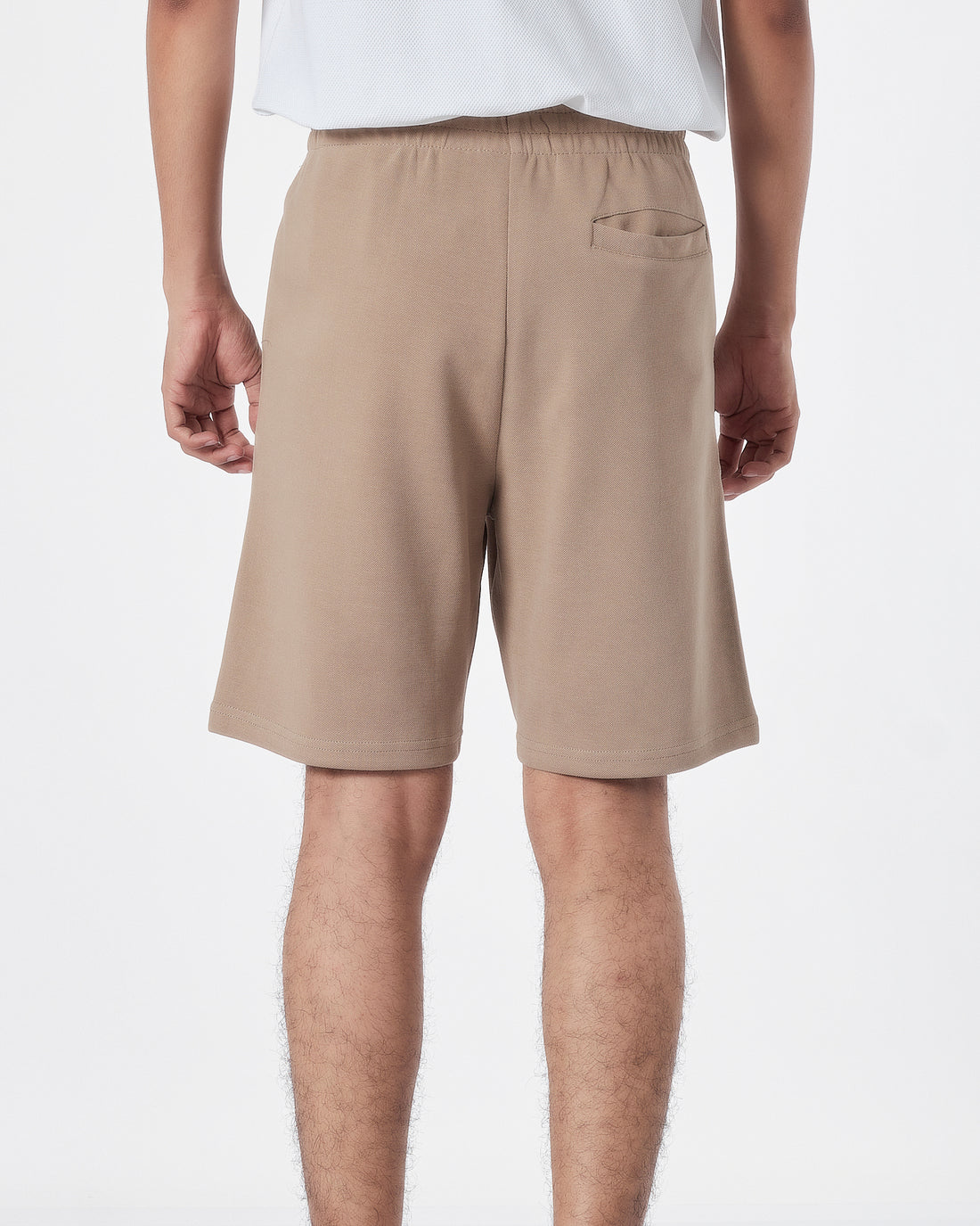 STU Logo Embroidered Men Brown Short Pants 17.90