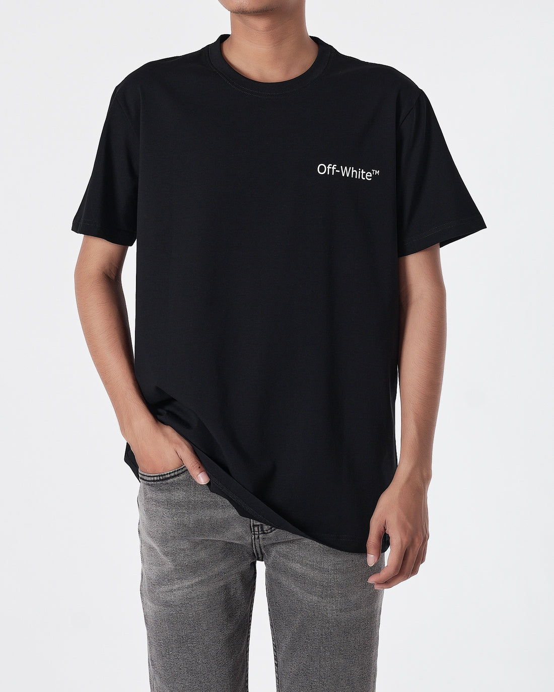 OW Moon Arrow Skate Men Black T-Shirt 16.90