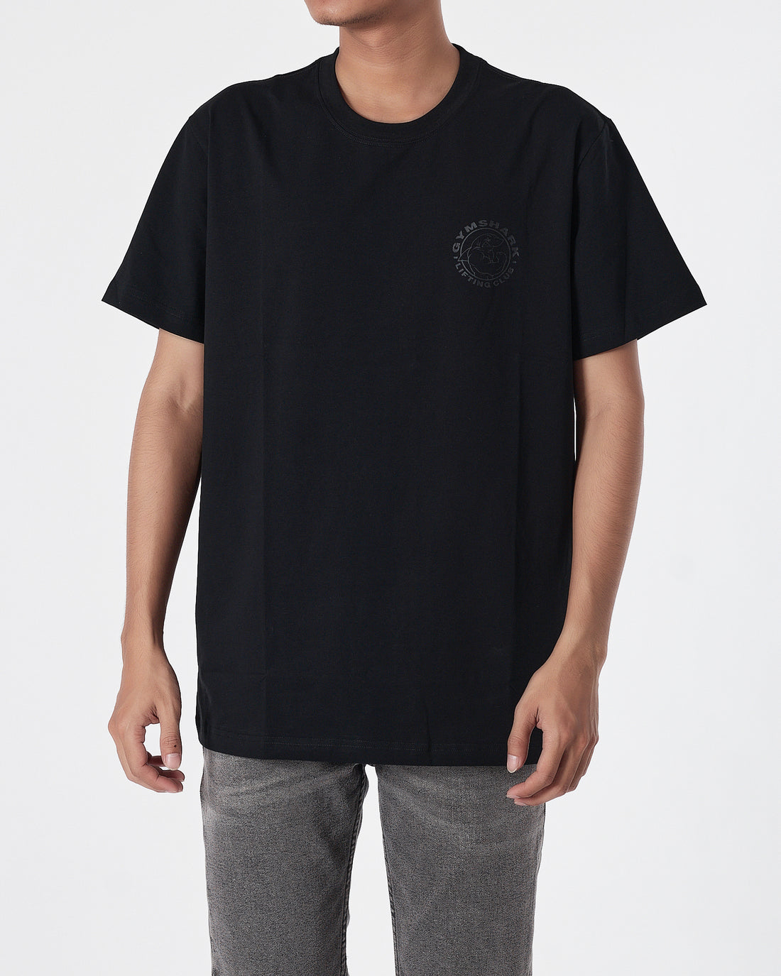 GS Logo Printed Men Black T-Shirt 15.90