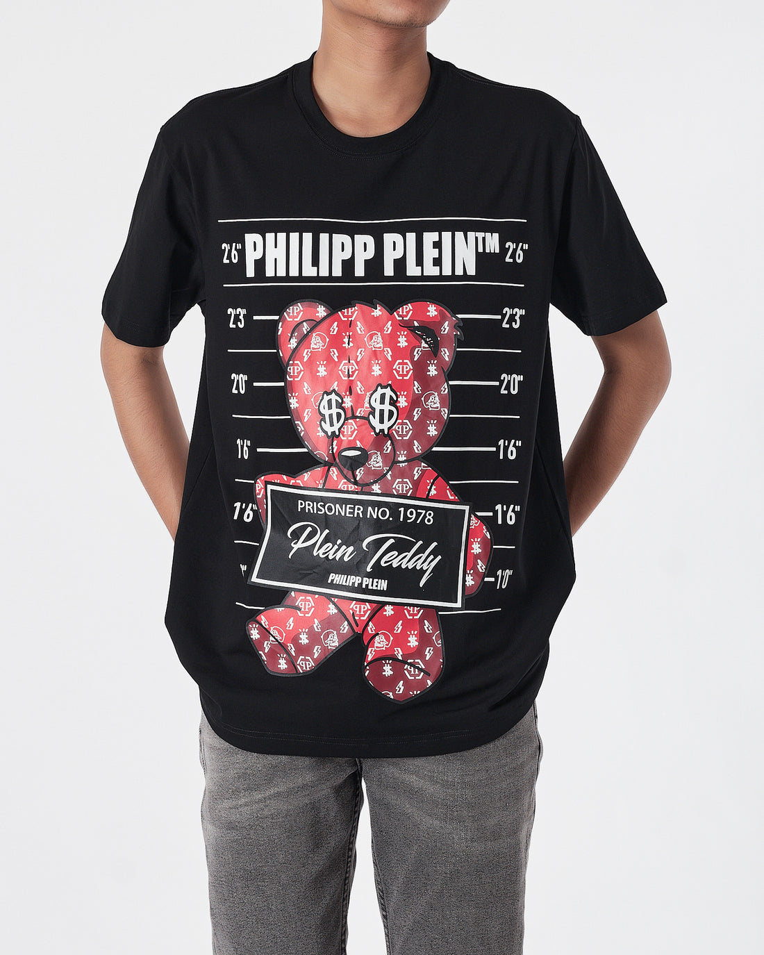 PP Teddy Bear Printed Men Black T-Shirt 16.90