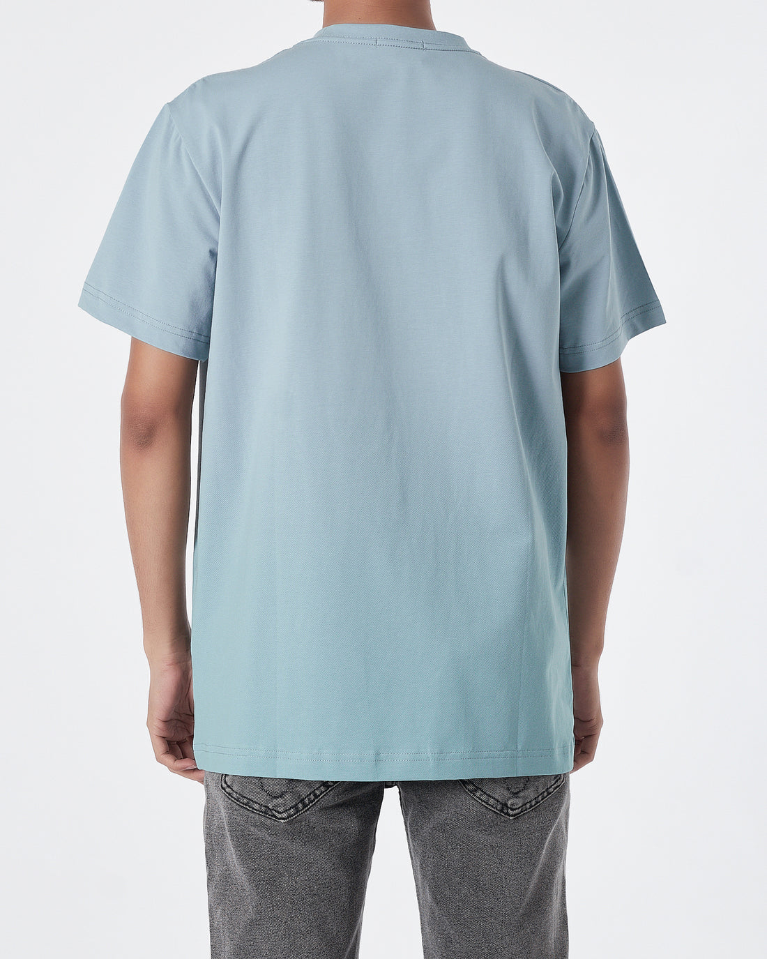 BAL Logo Printed Men Light Blue T-Shirt 16.50