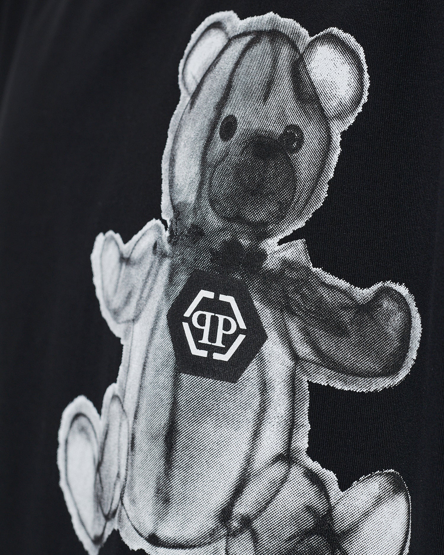 PP Teddy Bear Printed Men Black T-Shirt 17.90