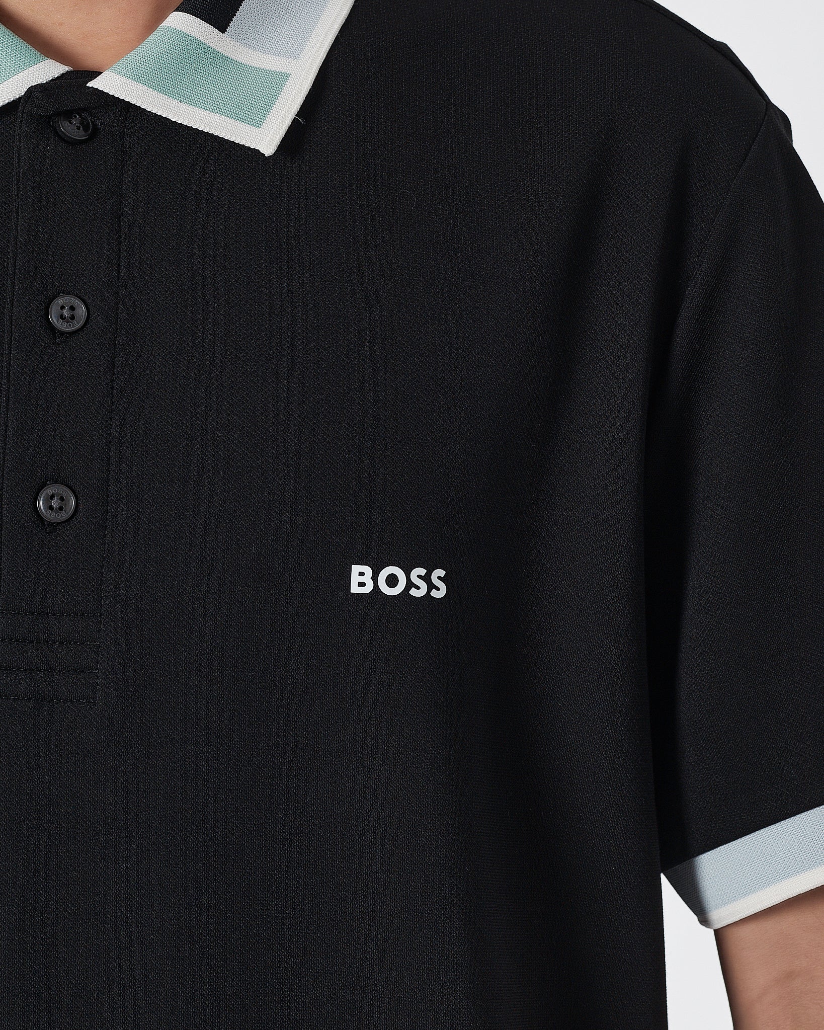 HUG Light Weight Men Black Polo Shirt 29.90