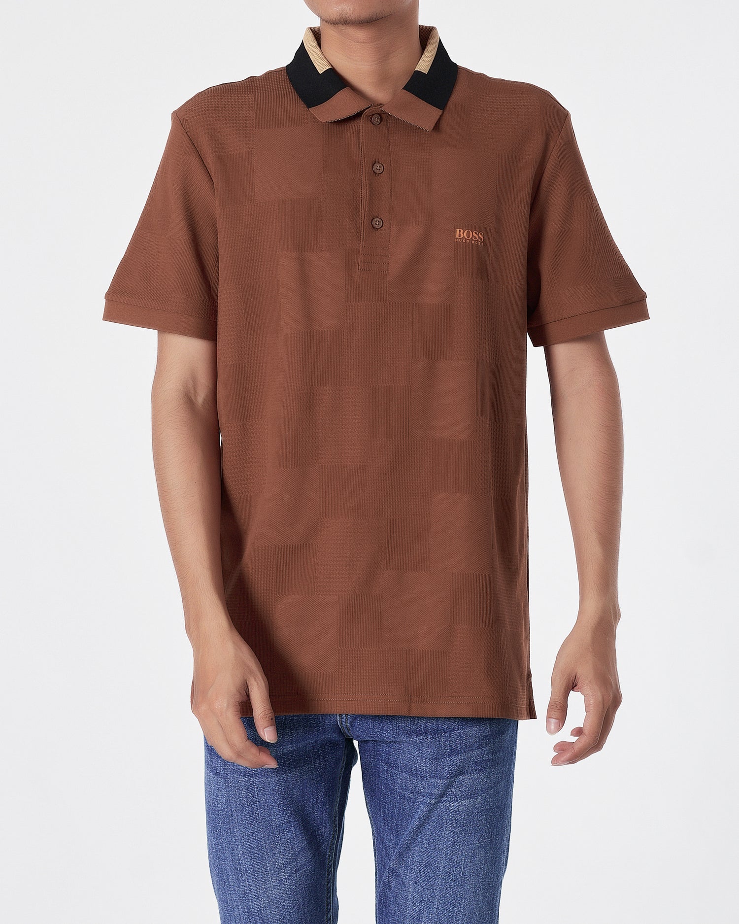 HUG Light Weight Men Brown Polo Shirt 29.90